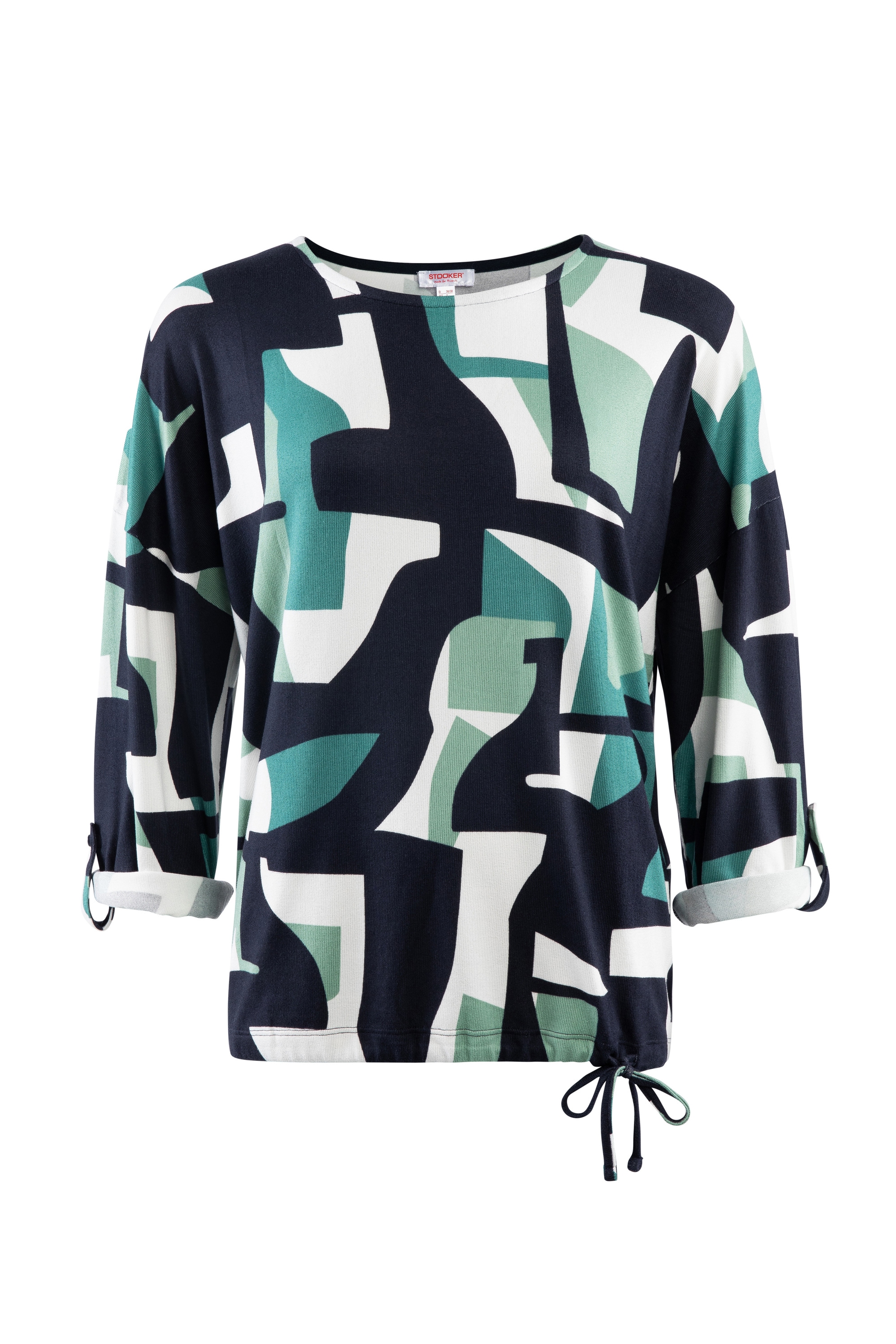 STOOKER WOMEN Langarmshirt "CARLY Langarmshirt Rundhals" Loose Fit Shirt Ru günstig online kaufen