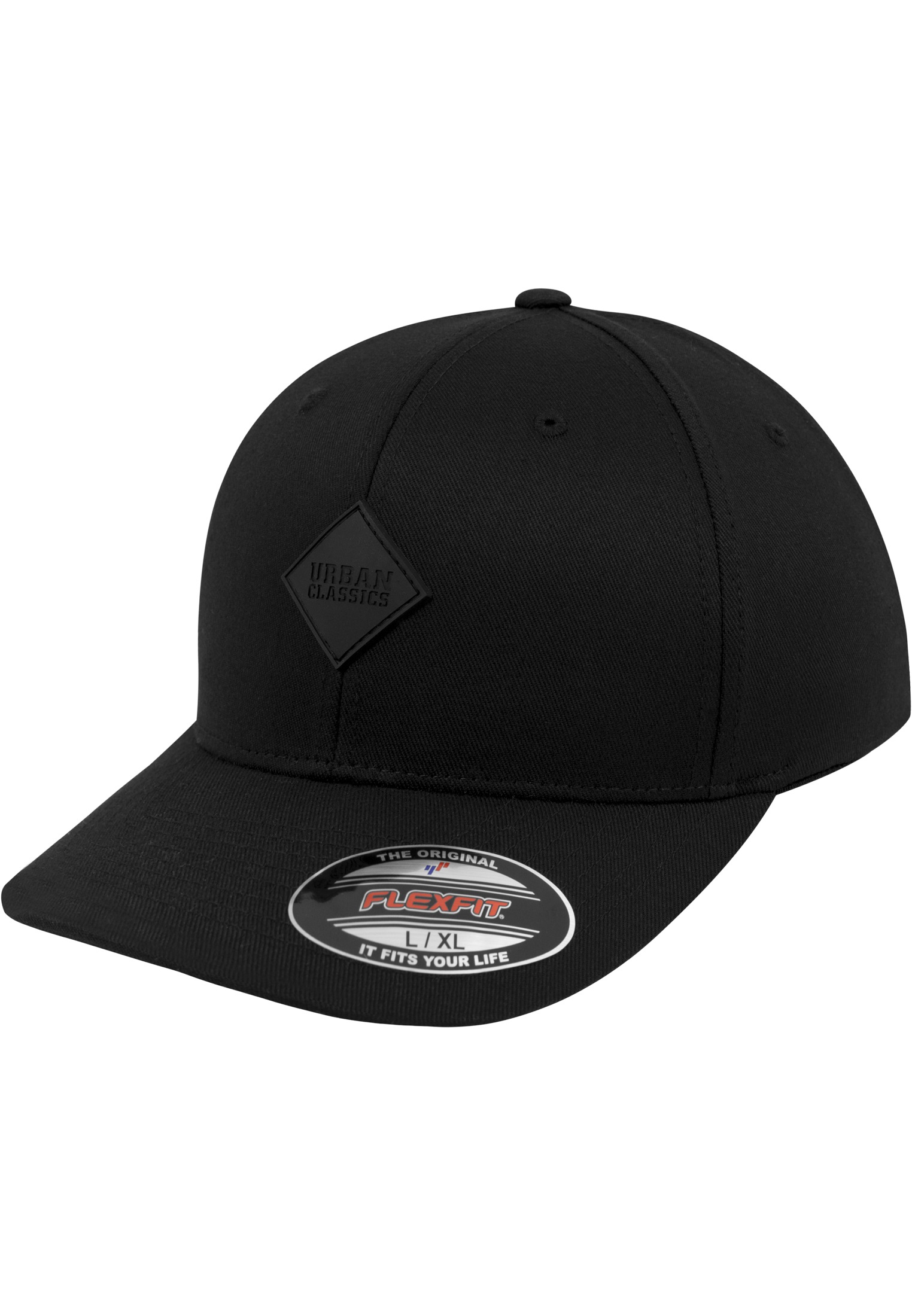 Flex Cap »Urban Classics Accessoires Synthetic Leatherpatch Flexfit Cap«