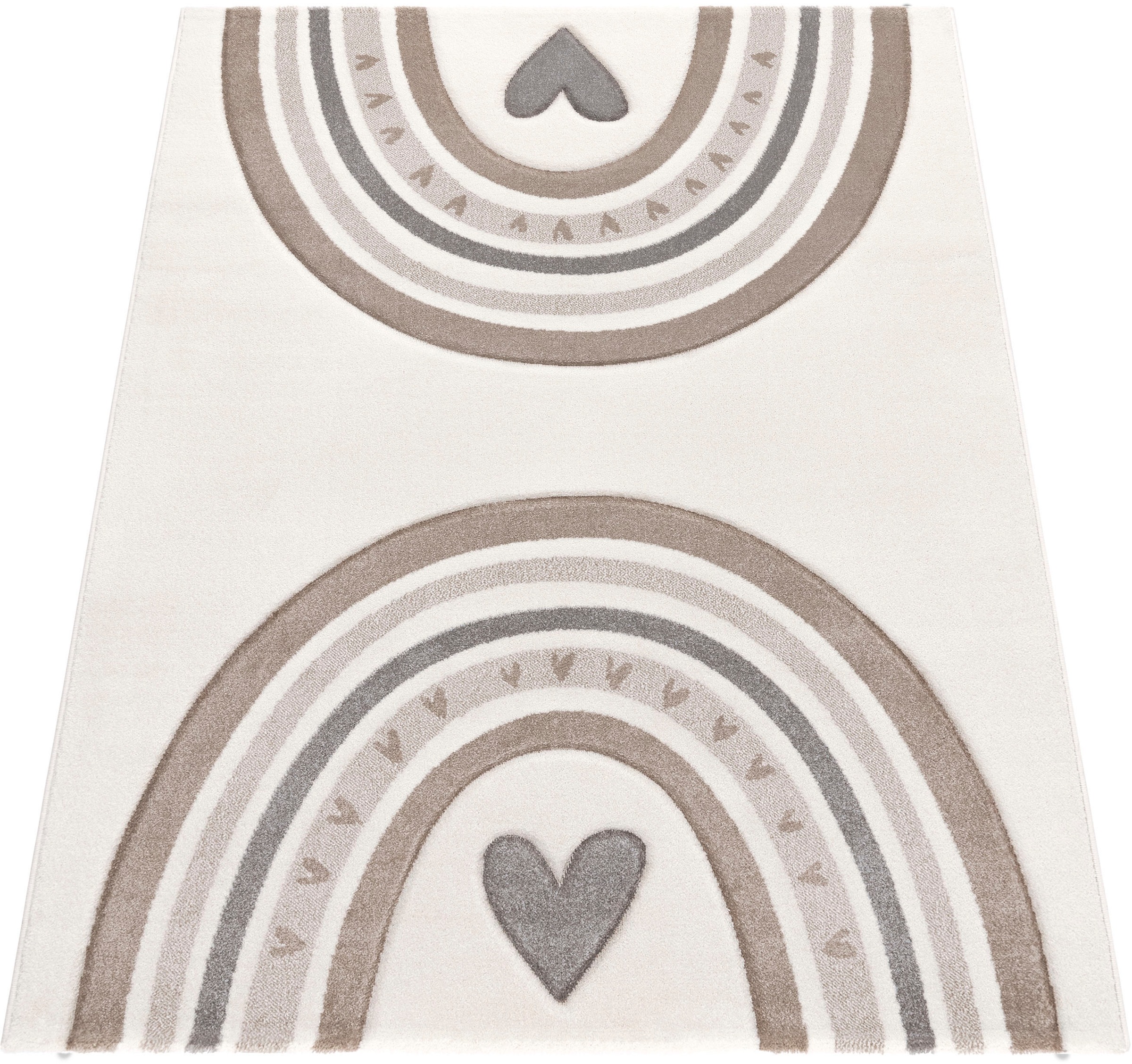 Paco Home Kinderteppich "Cosmos 351" rechteckig 16 mm Höhe Kurzflor, Spielt günstig online kaufen