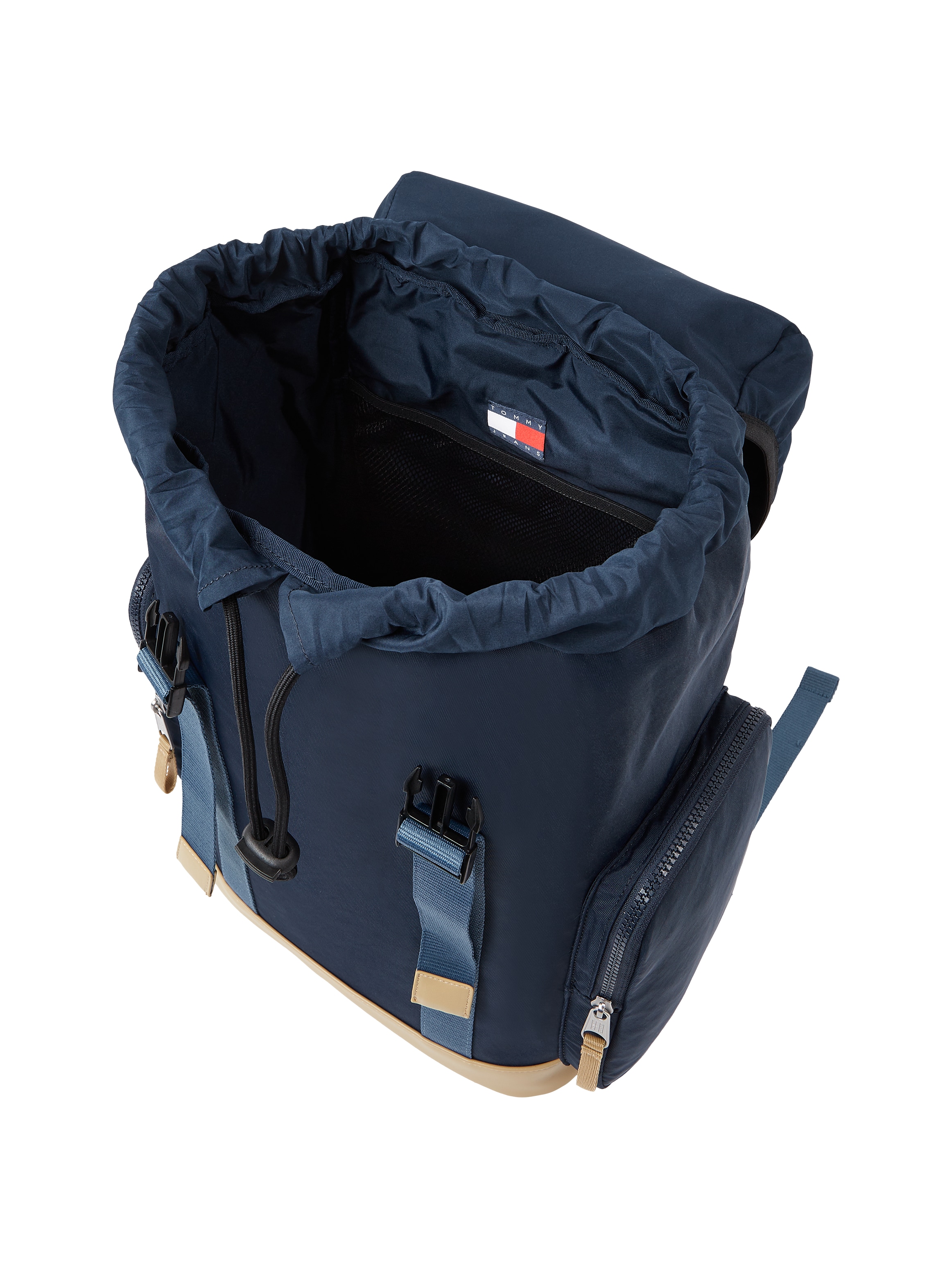 Tommy Jeans Freizeitrucksack »TJM DAILY ELEVATED FLAP BACKPACK«, Men Travelbag, Outdoor-Rucksack, Reiserucksack mit Klickverschluss