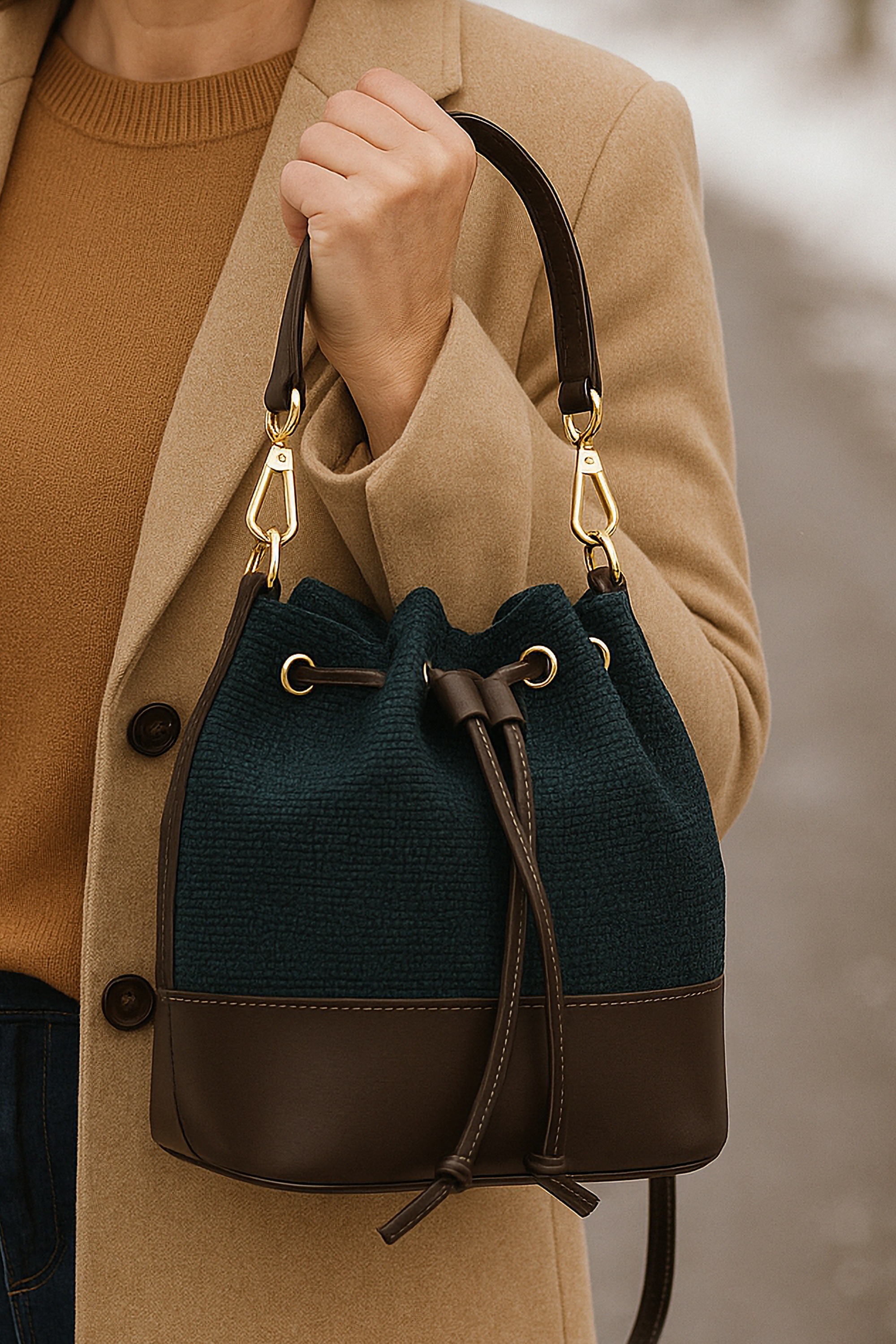 Thumbnail - COLLEZIONE ALESSANDRO Umhängetasche "Tweed"