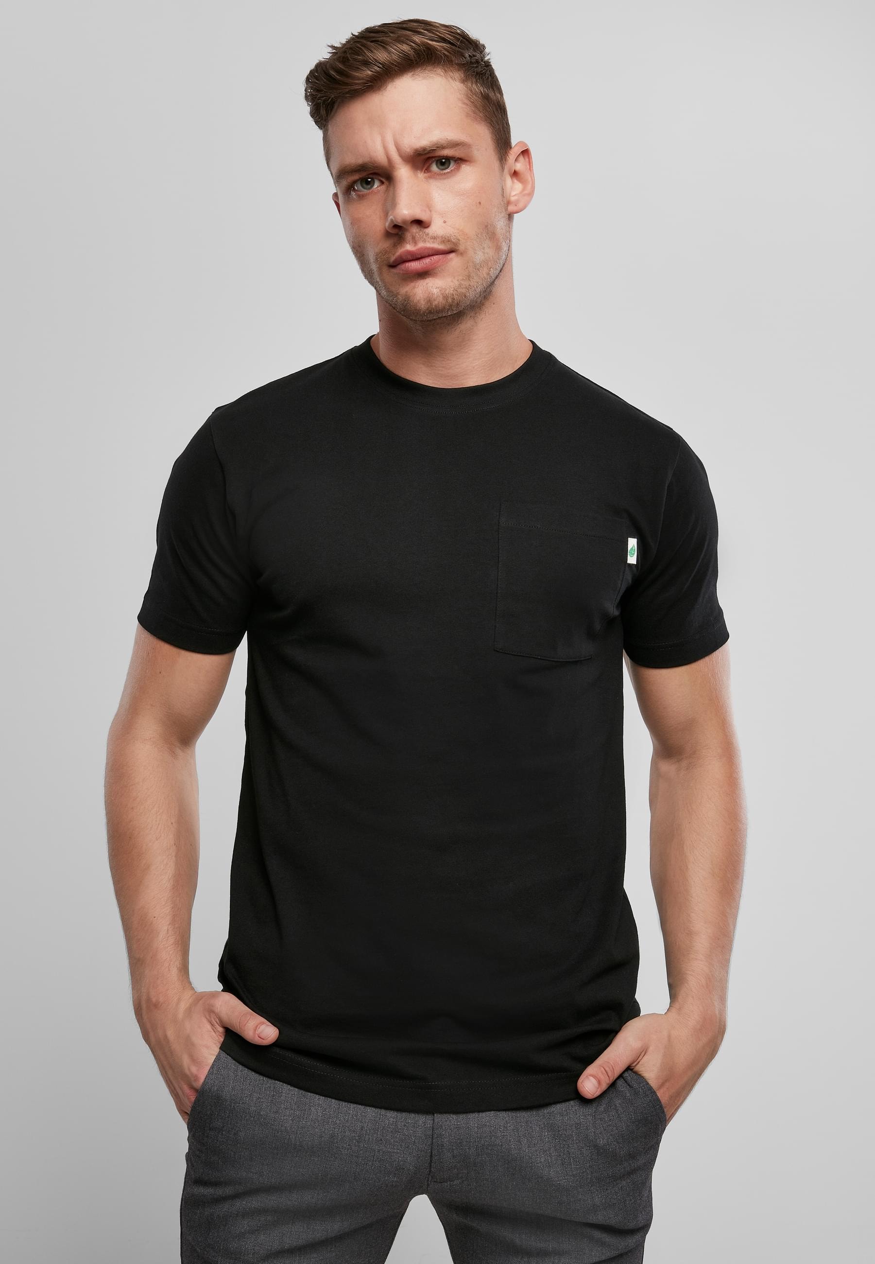 URBAN CLASSICS T-Shirt »Urban Classics Herren Organic Cotton Basic Pocket Tee« 1 Stk.