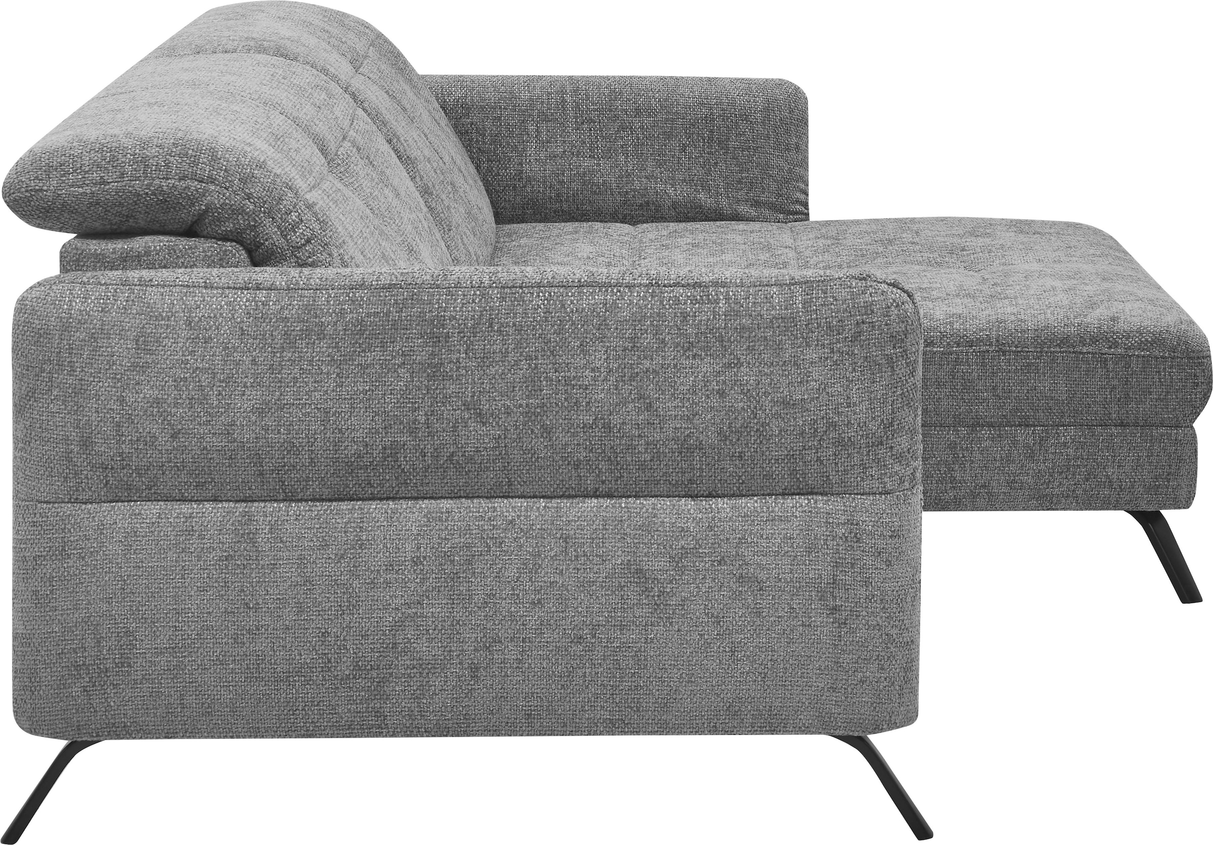 set one by Musterring Ecksofa »SO 4400 V«, wahlweise mit Sitting-Bett motorisch