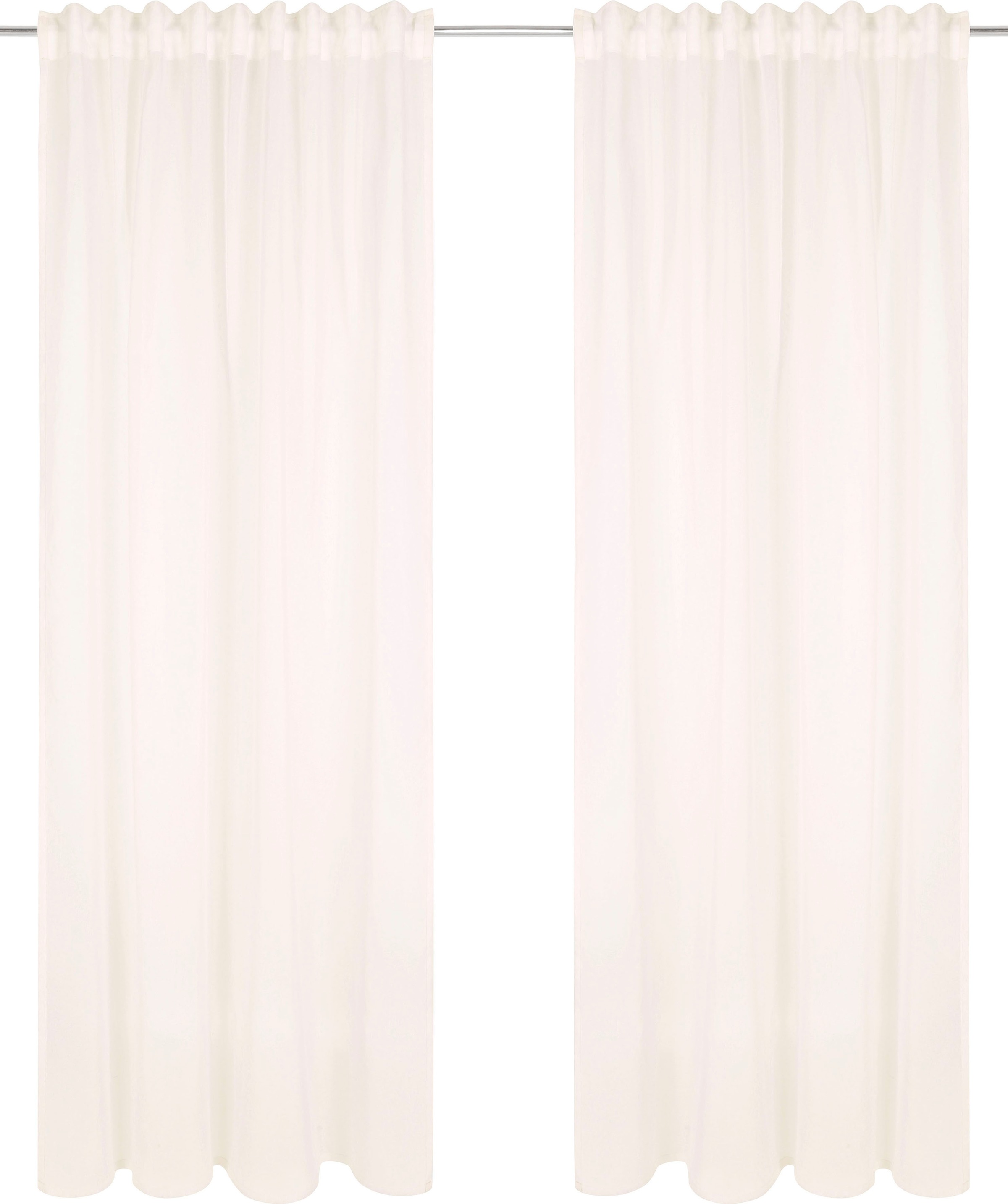 my home Gardine "Dolly" Multifunktionsband 2 Stk. tlg. gewebt, Polyester günstig online kaufen