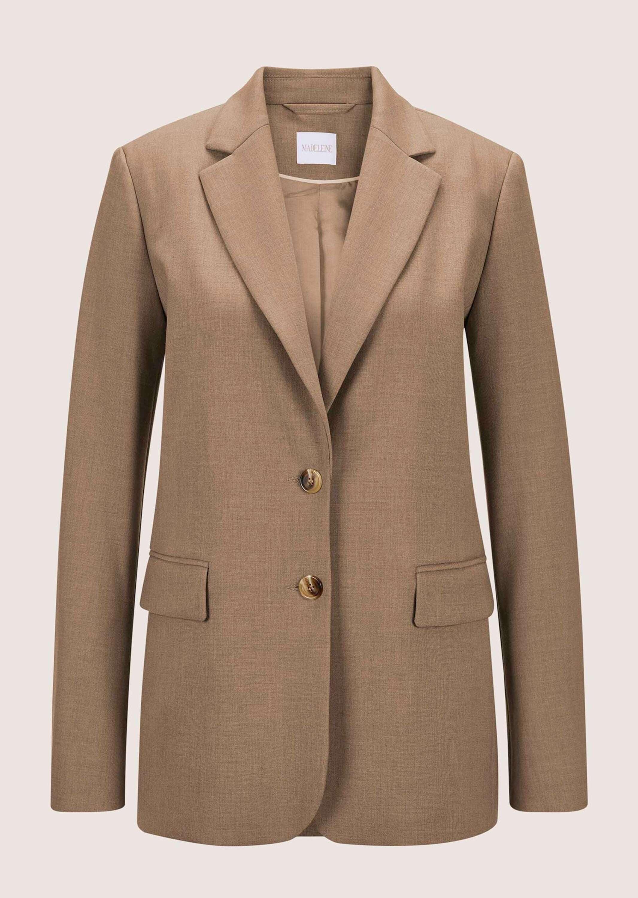 MADELEINE Jackenblazer "Blazer Eleganter Einreiher mit Reverskragen"