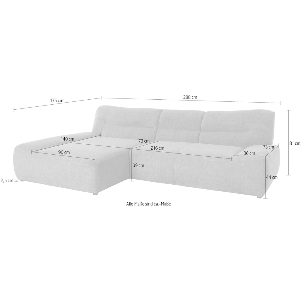 DOMO collection Ecksofa »Cesena«