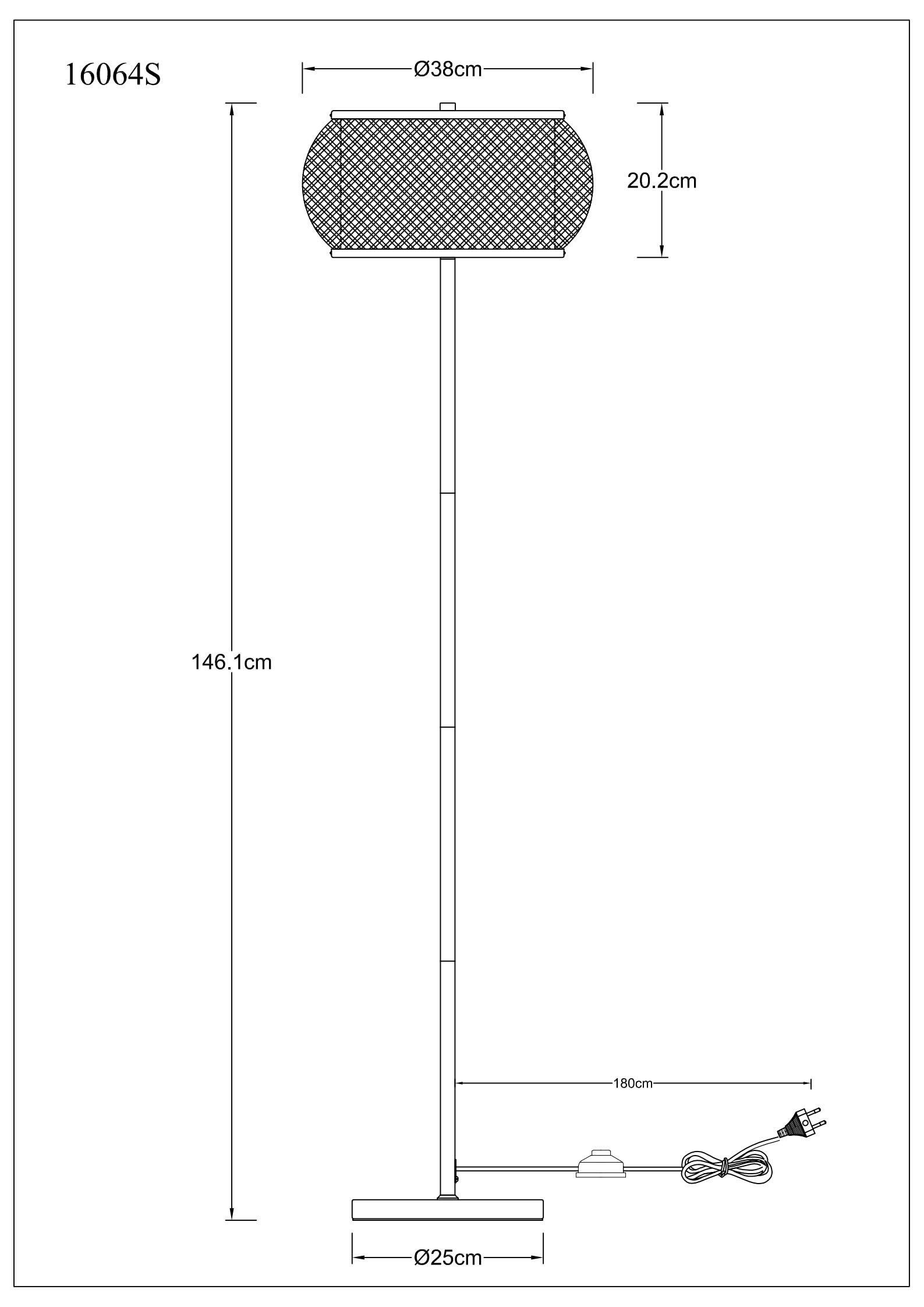 GLOBO LIGHTING Stehlampe »BAMBORA« LED-Modul 1 Stk. Stehleuchte schwarz Bambus LED CCT Fußschalter Memory