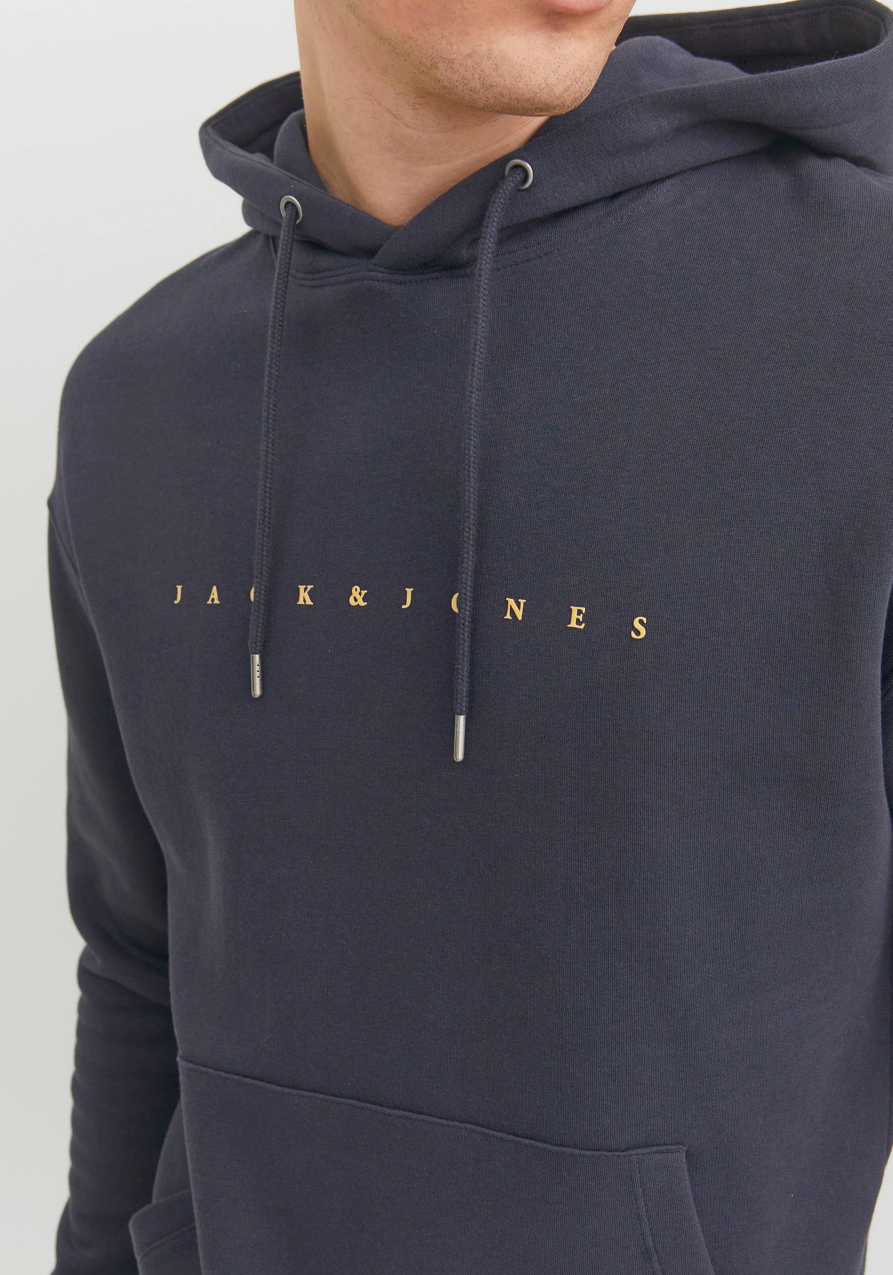 Thumbnail - Jack & Jones Kapuzensweatshirt "JJESTAR mit 3D-Print und Kapuze für vielseitige Anlässe", bedruckt, relaxed fit, Kapuze,...