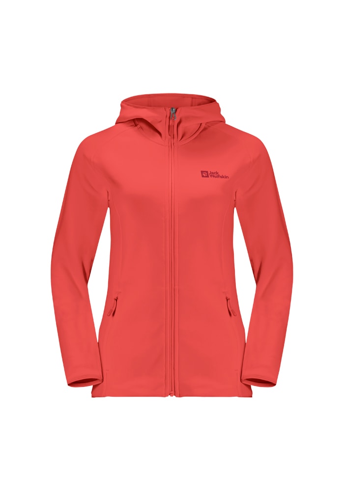 Jack Wolfskin Fleecejacke »BAISELBERG HOODED FZ W«, mit Kapuze