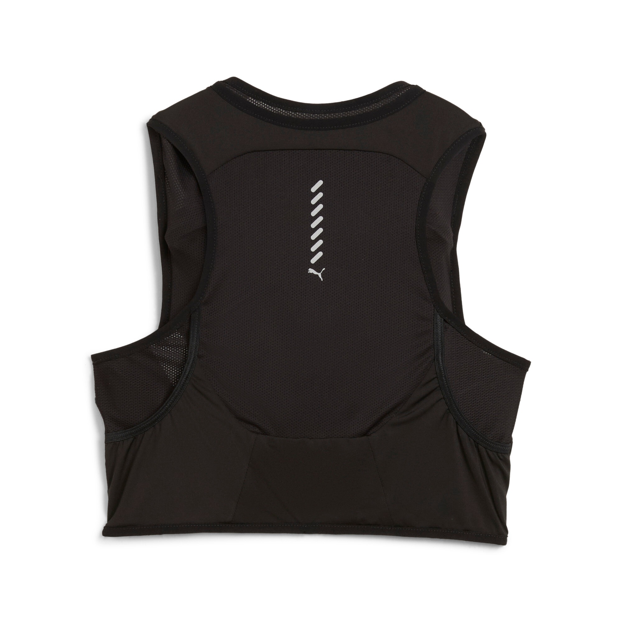 PUMA Funktionsweste »RACE DAY RUNNING VEST« anliegende Passform, mit Reißverschlusstasche, mit Pfeife