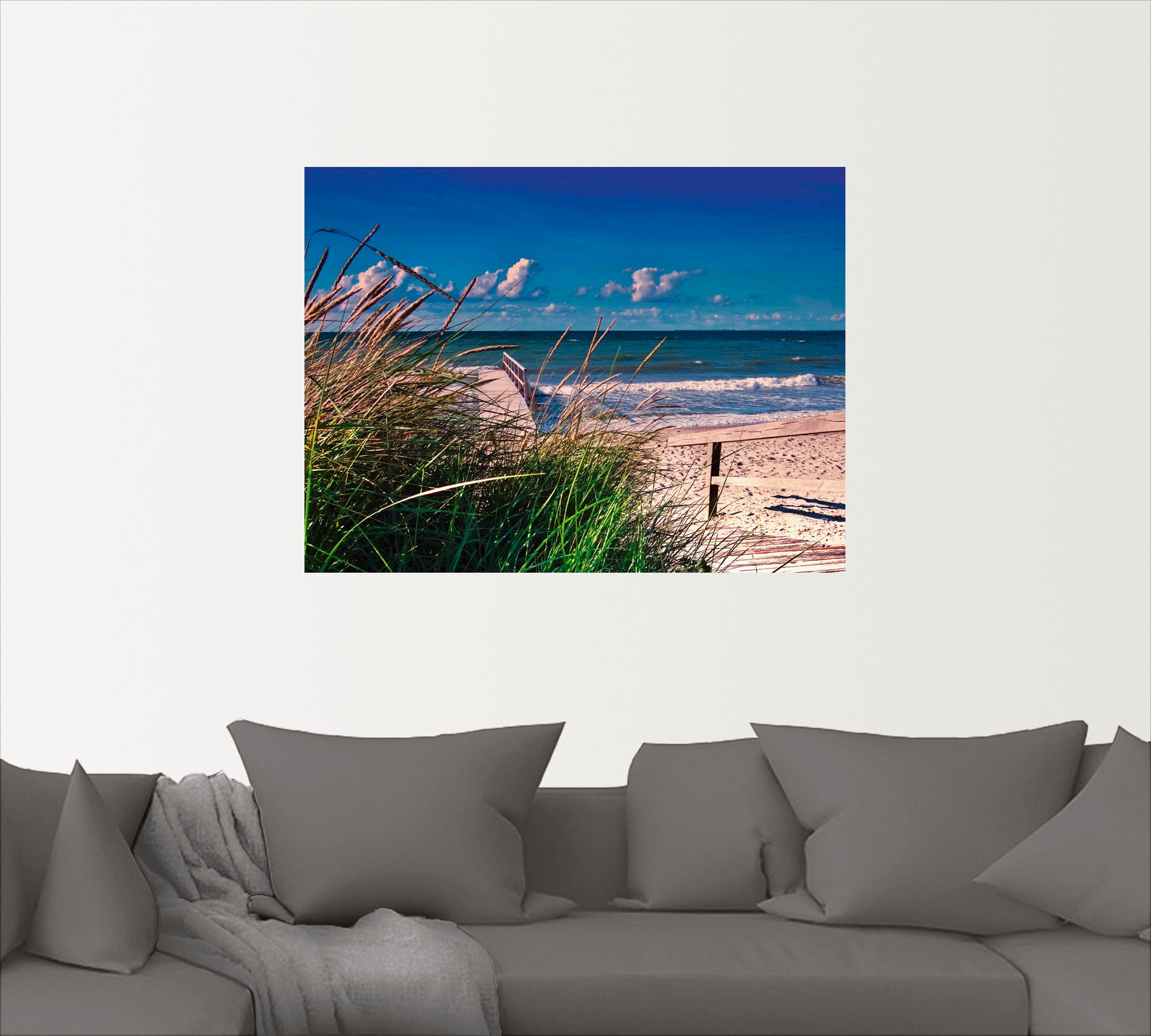 Artland Wandbild "Ostsee Impression Heiligenhafen", Strand, (1 St.), als Al günstig online kaufen