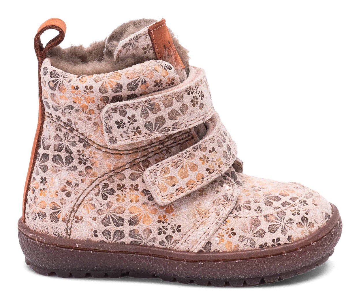Bisgaard Lauflernschuh »storm lamb«, Babyschuh mit Lammfell, Größenschablone zum Download