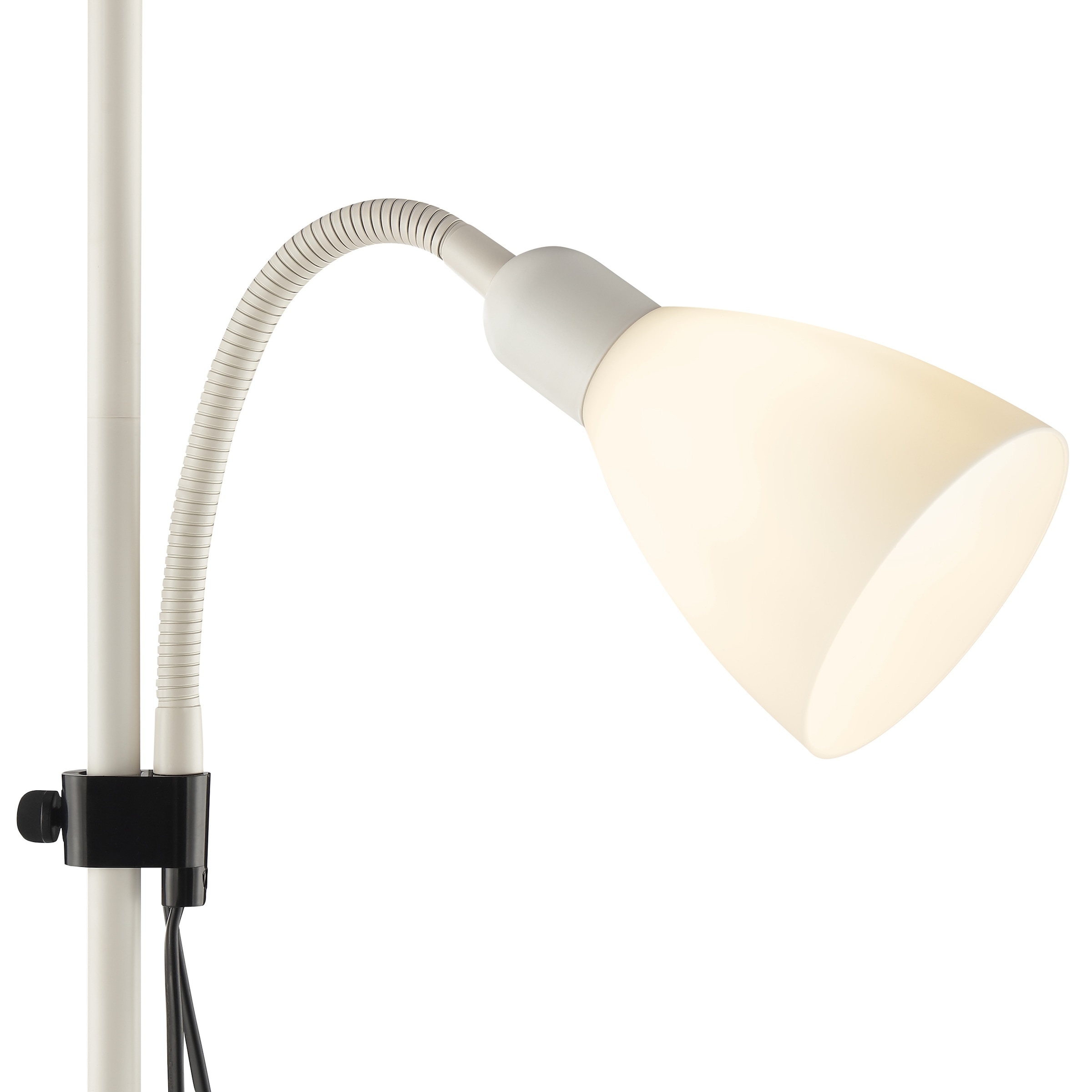 Brilliant Deckenfluter »Spari« E27 1 Stk. 180cm, E27+E14 Fassung, verstellbarer Arm, Aluminium/Kunststoff