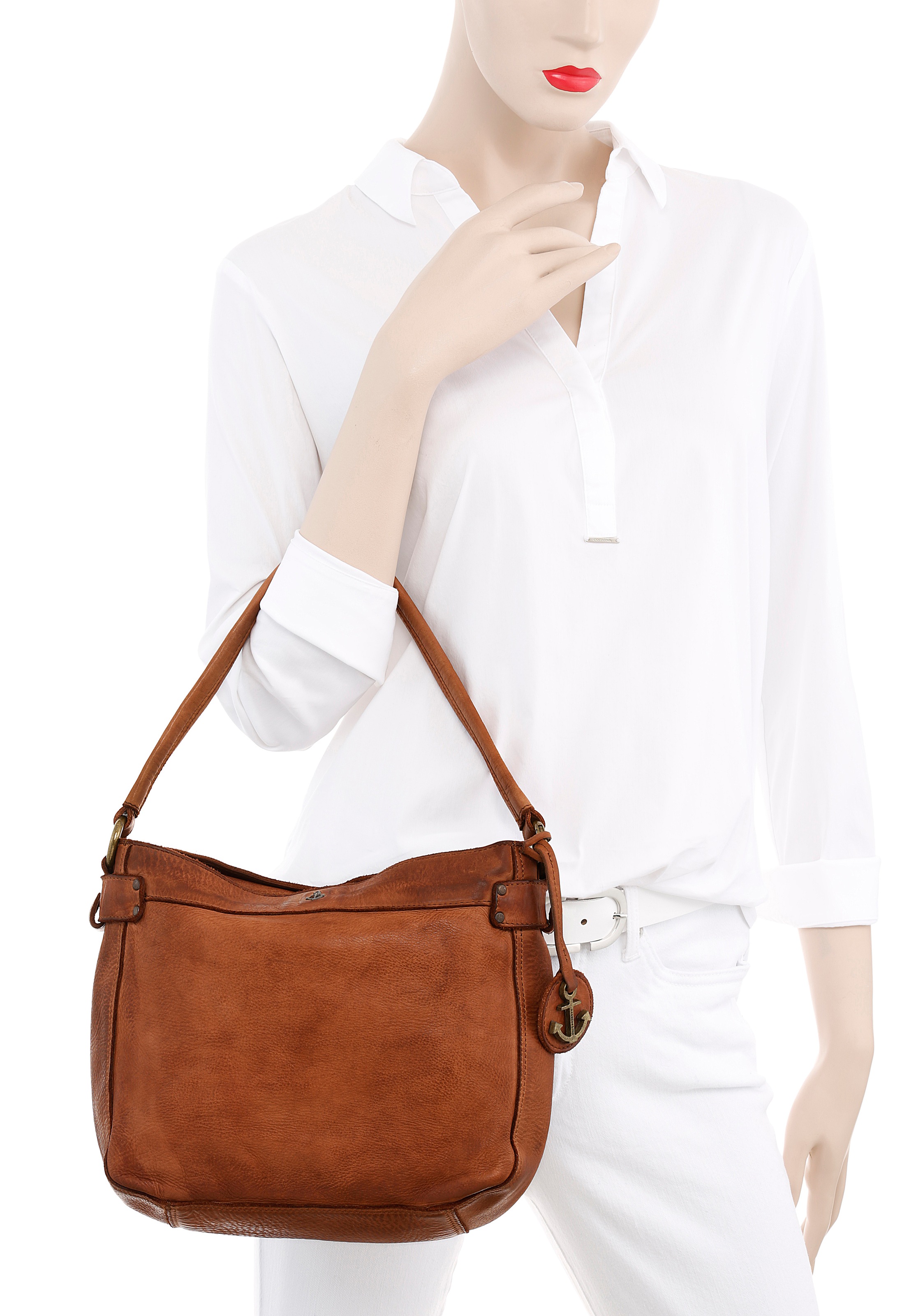 HARBOUR 2nd Hobo "Luisa" Damen Henkeltasche, Umhängetasche, Handtasche mit günstig online kaufen