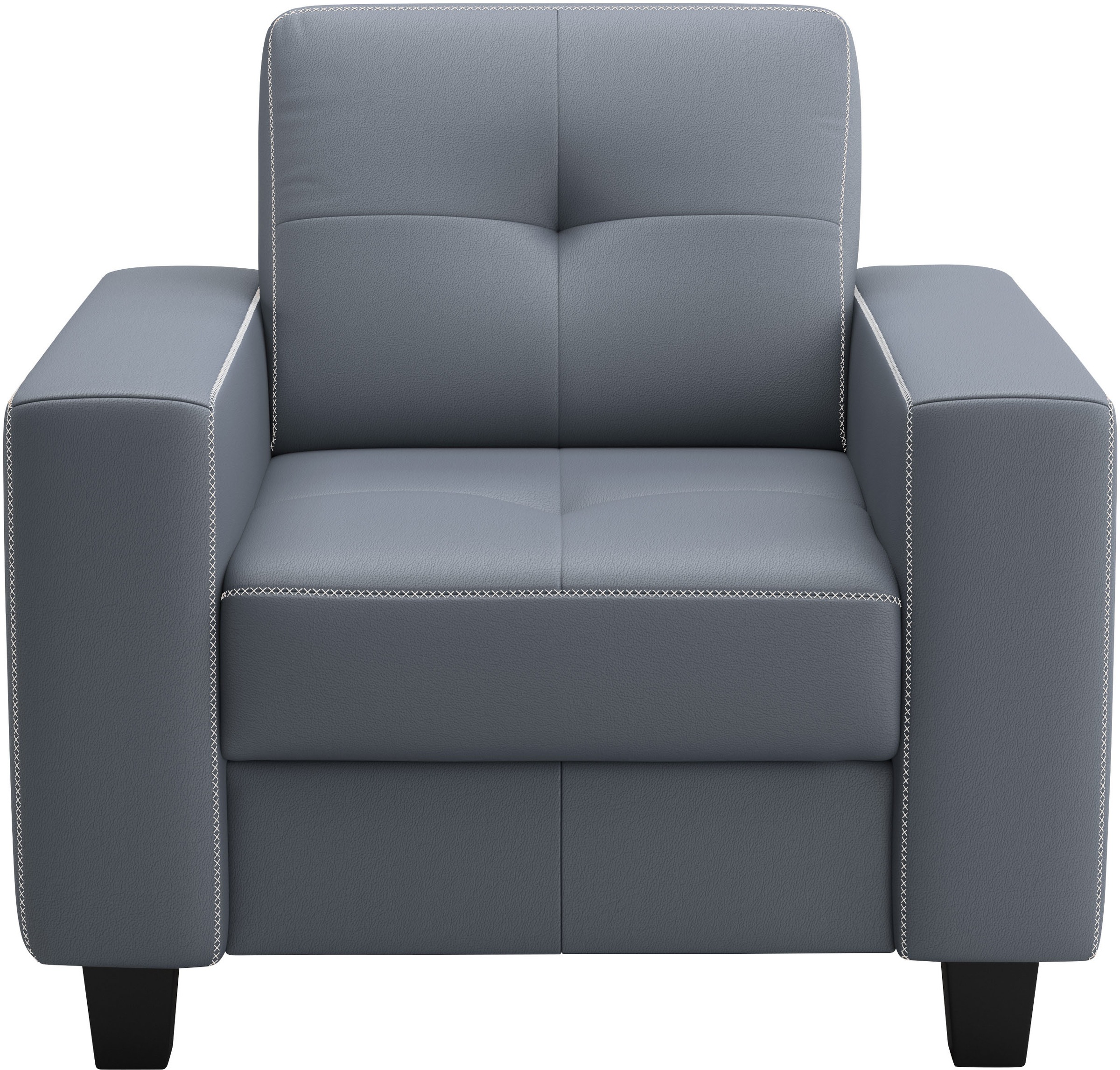 Home affaire Sessel "Varese" Kreuznaht in beige günstig online kaufen