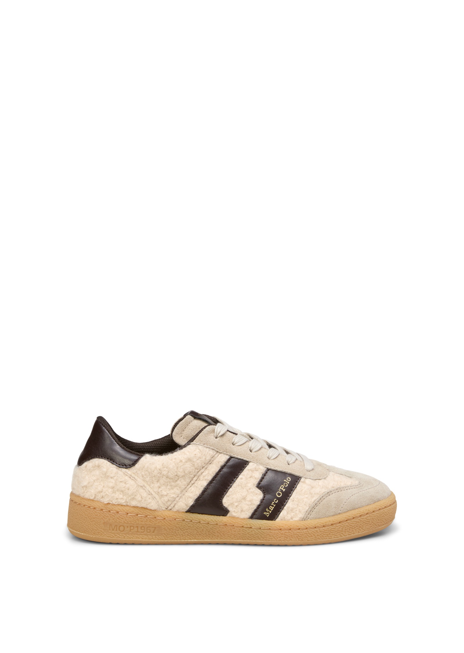 Marc O'Polo Sneaker »aus Leder und Teddyfell«