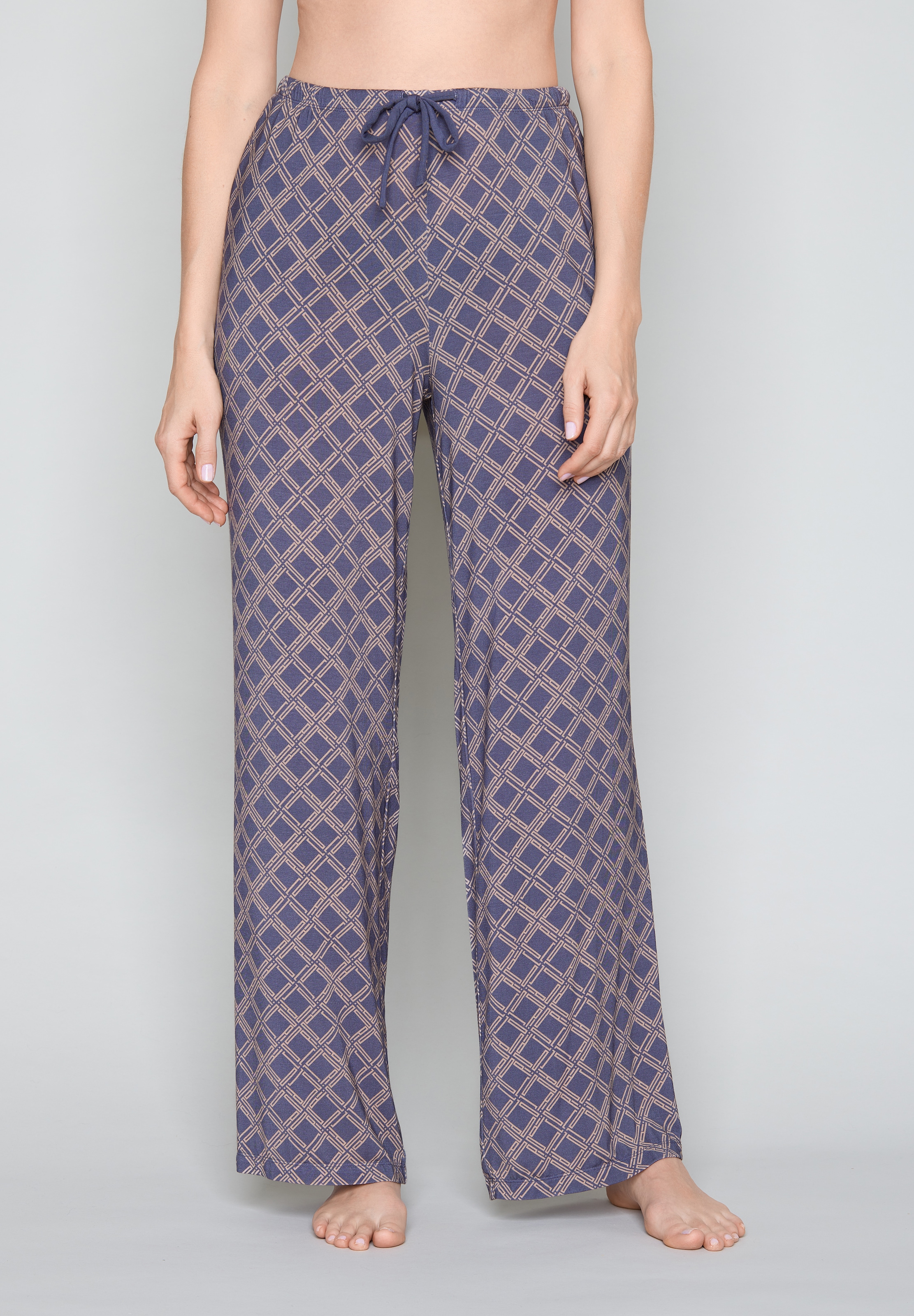 JOOP! Pyjamahose  gerade Beinform, mit geometrischem Print