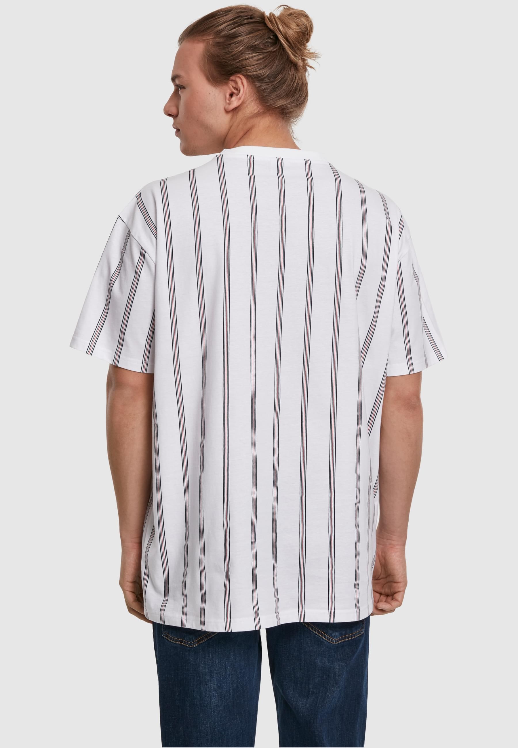 URBAN CLASSICS T-Shirt »Urban Classics Herren Heavy Oversized AOP Stripe Tee«, (1 tlg.)