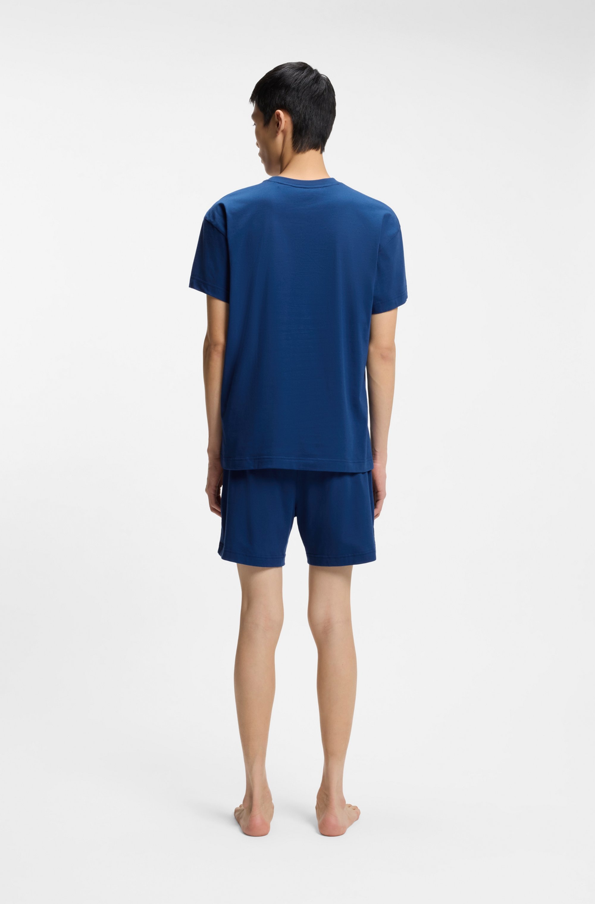 HUGO Underwear Pyjama "GALAXY SHORT SET" Set, 2 mit HUGO-Aufnäher, Stretch- günstig online kaufen