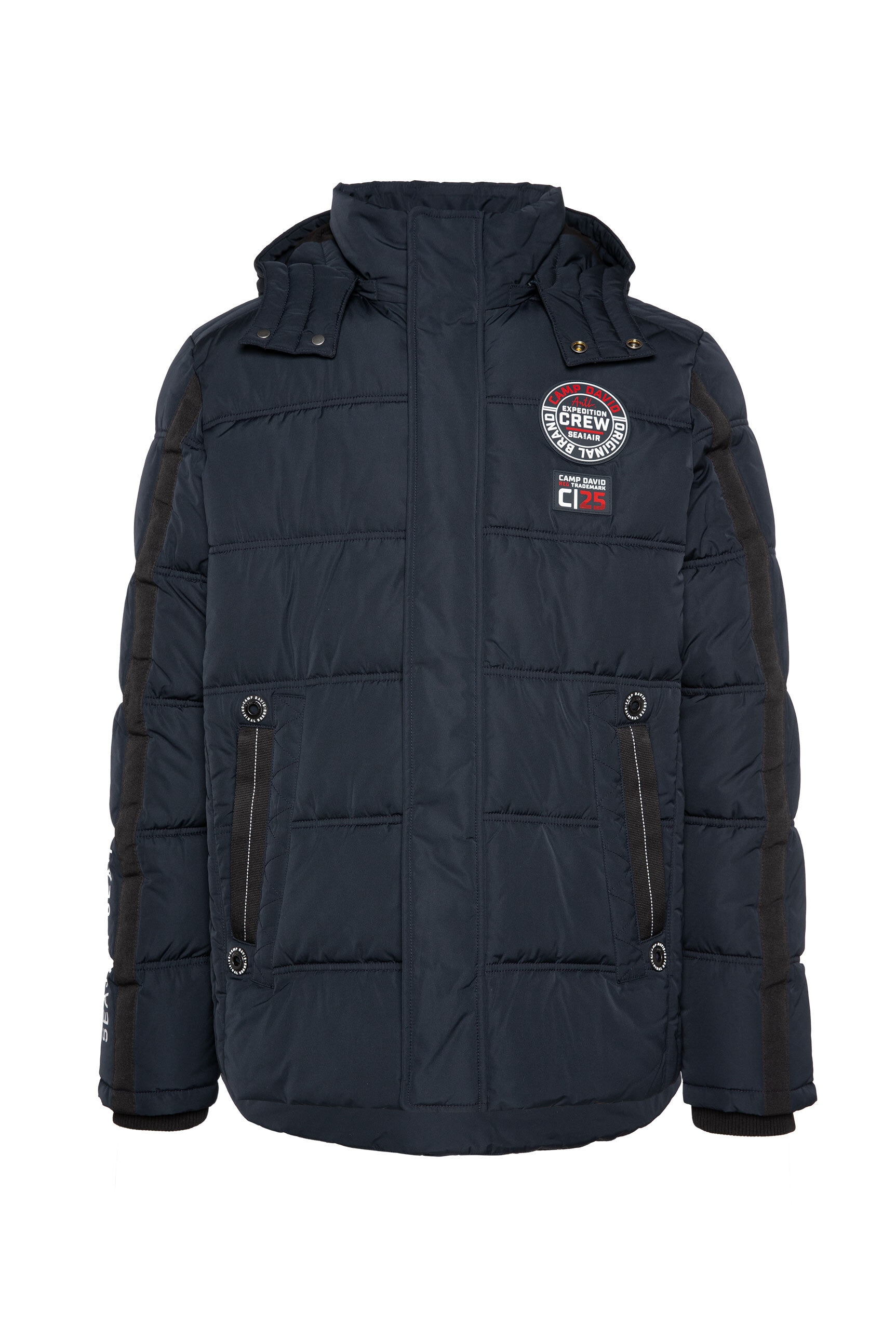 CAMP DAVID Winterjacke, mit Kapuze, mit Innentaschen