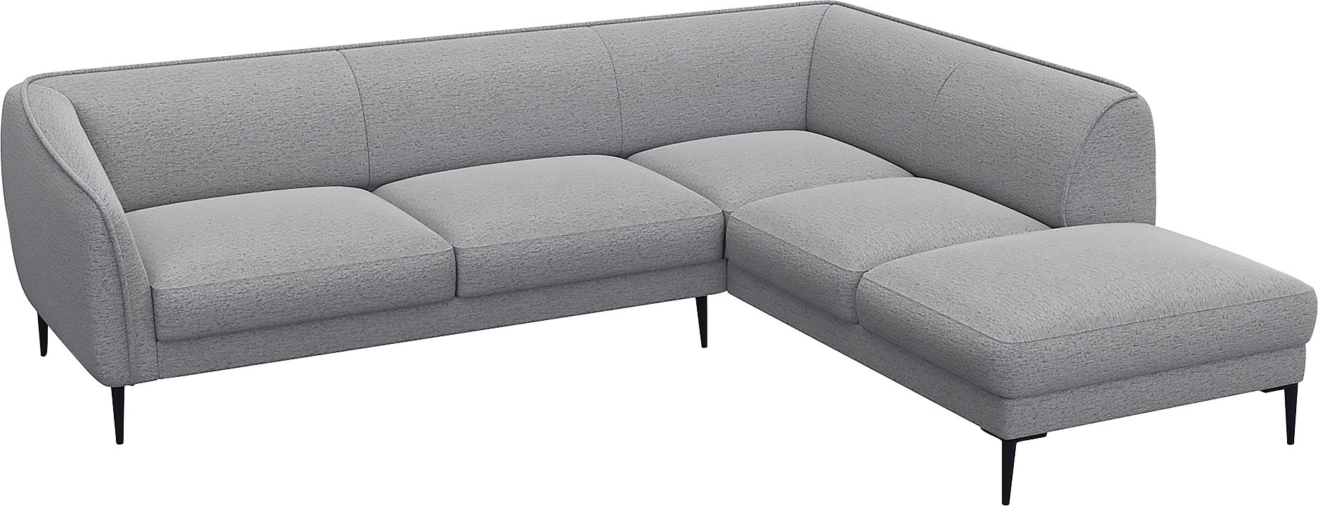 FLEXLUX Ecksofa »Belle Designsofa, L-Form, B/T 268/209 cm«, Skandinavisches Design, In hochwertiger Verarbeitung