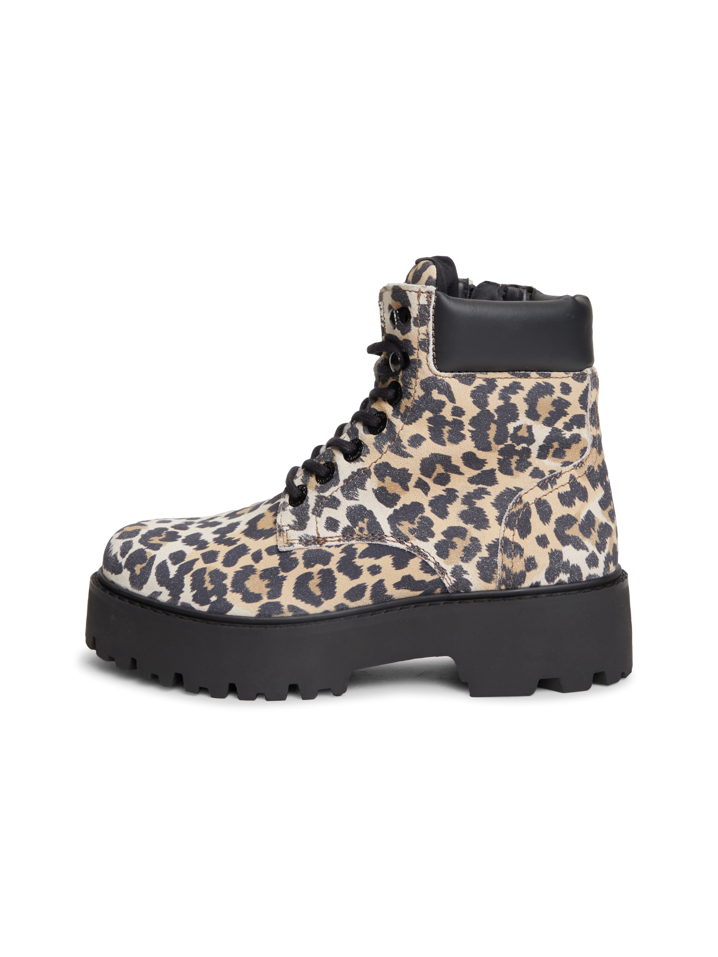 Tommy Jeans Schnürboots »TJW PLATFORM CHEETAH BOOTS«  Blockabsatz, Plateau, Stiefelette im coolen Geparden-Look