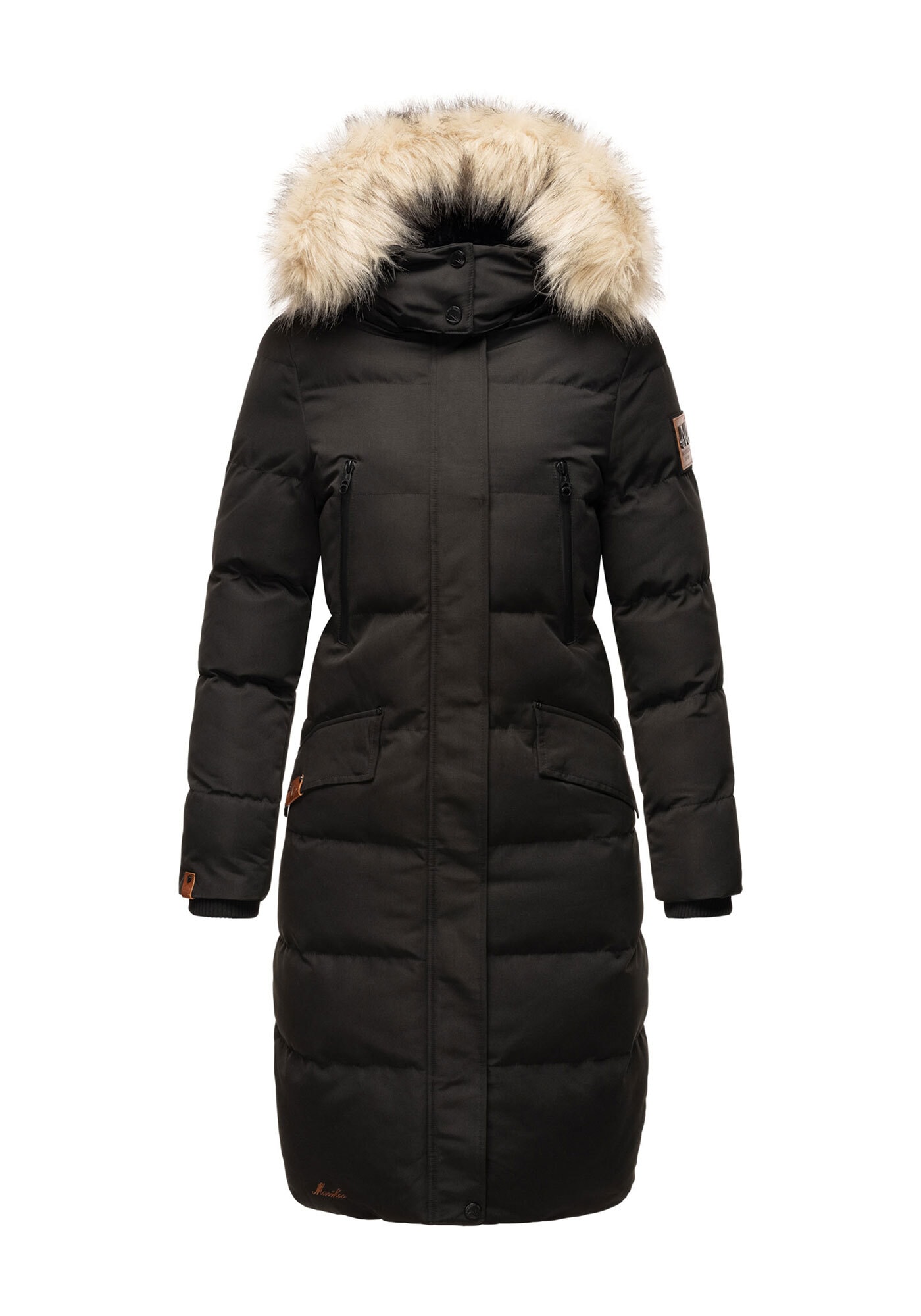 Marikoo Parka »Schneesternchen« langer Parka mit abnehmbarer Kapuze