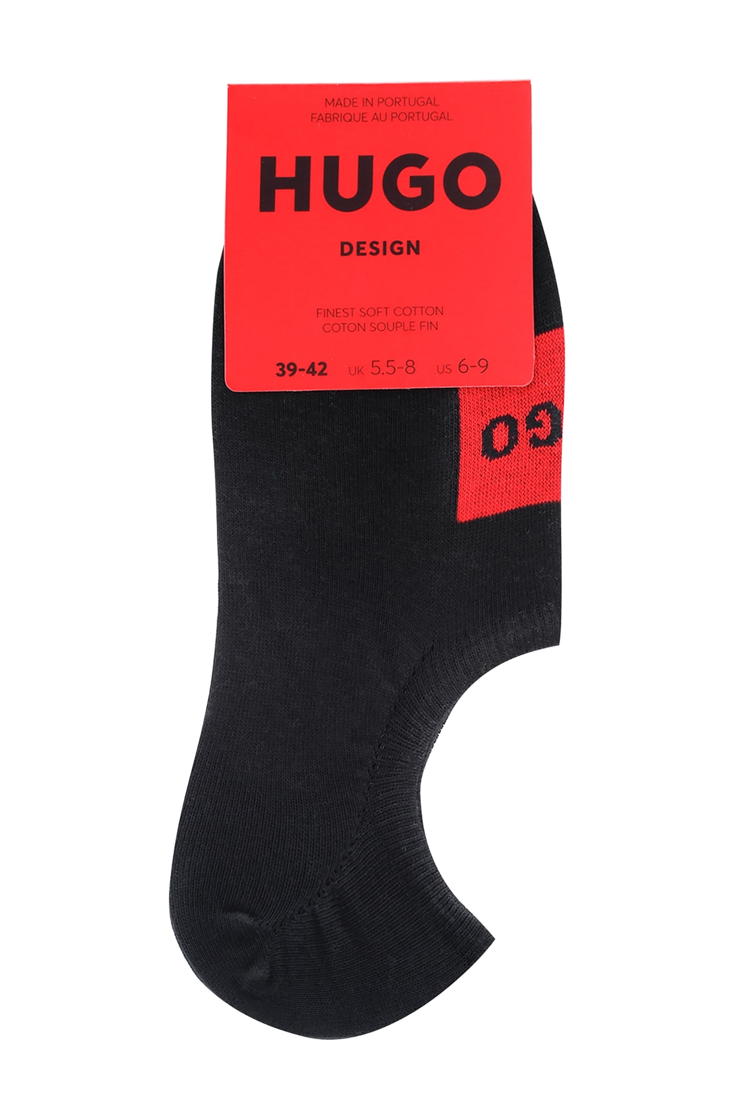 HUGO Underwear Sneakersocken »2P LOW CUT LABEL CC«, (Packung, 2er), mit Hugo Logo-Badge