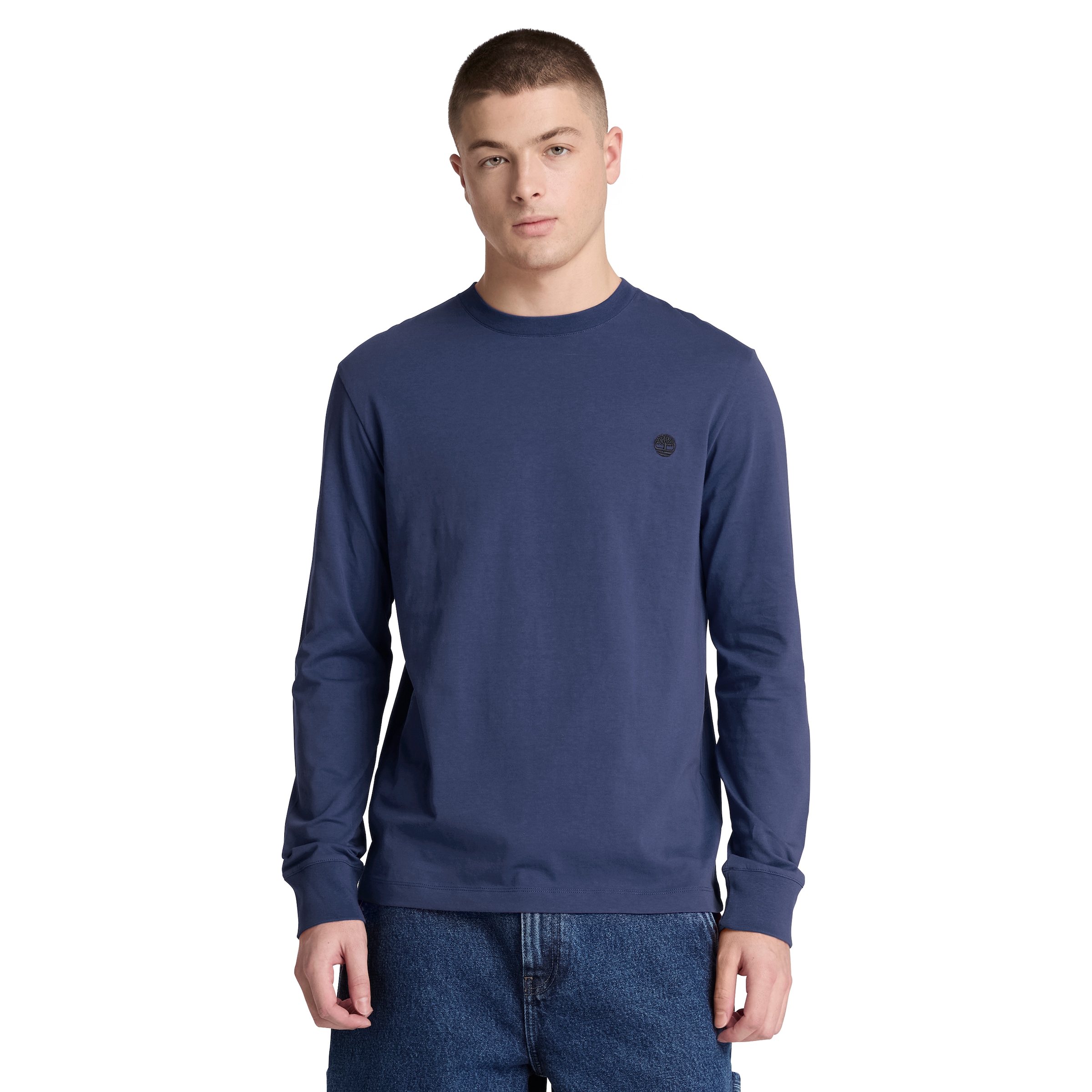 Timberland Langarmshirt "EXETER RIVER - Tree Embroidered LS" Langarmshirt, aus Baumwolle, in den Größen S bis XXXL