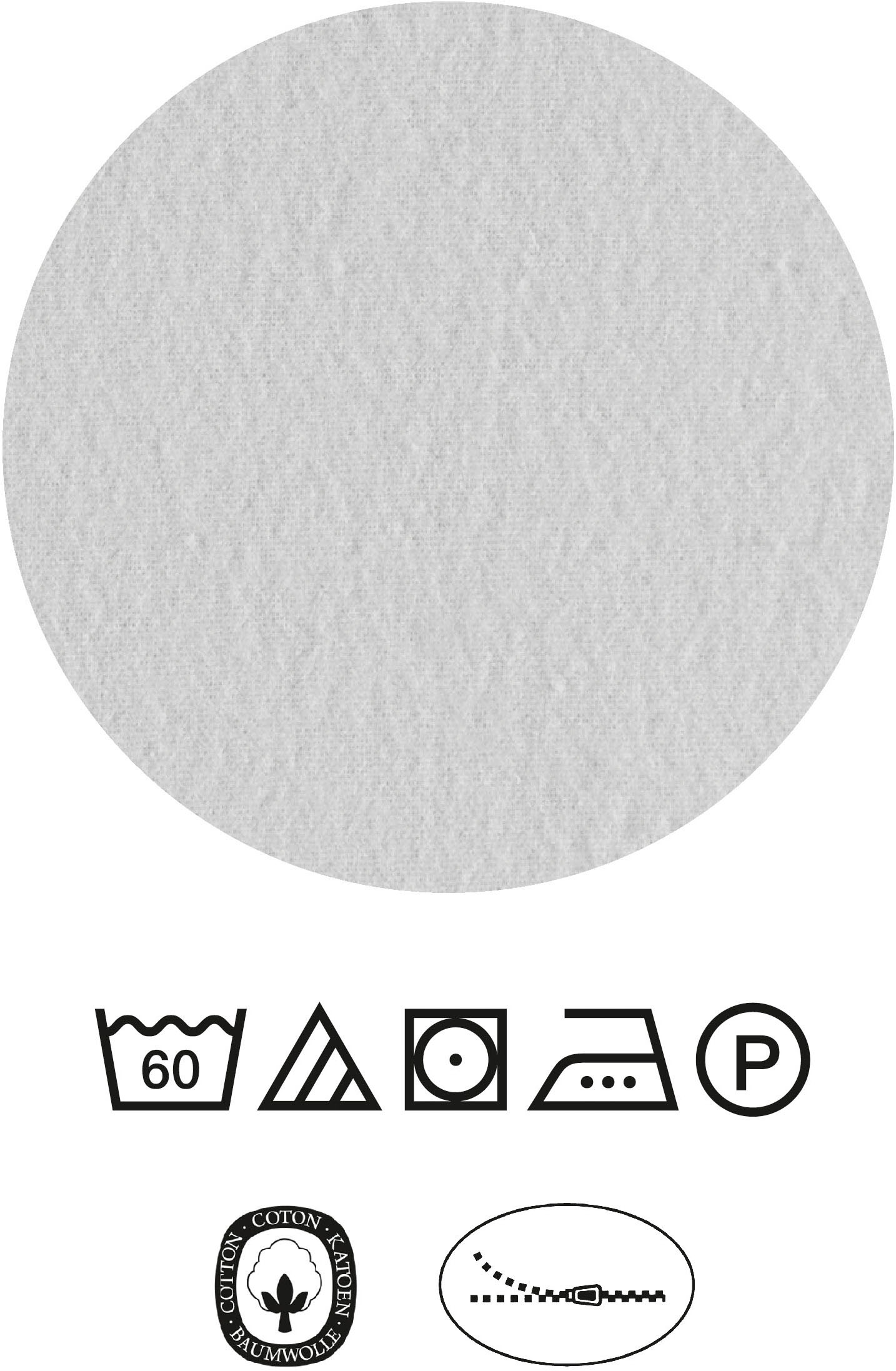 Castell - Markenbettwäsche Bettwäsche »0040568« 2 Stk. tlg. hautsympathisch, 100% Baumwolle, Reißverschluss, ganzjährig nutzbar