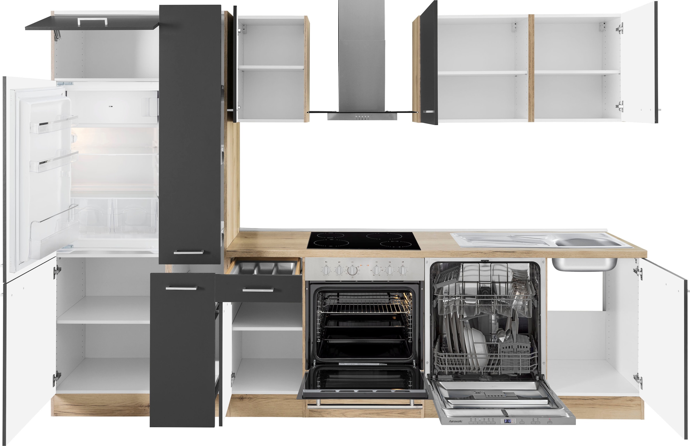 OPTIFIT Küchenzeile »Iver«, HANSEATIC der 300 | Elektrogeräte inklusive breit, bestellen Marke cm BAUR