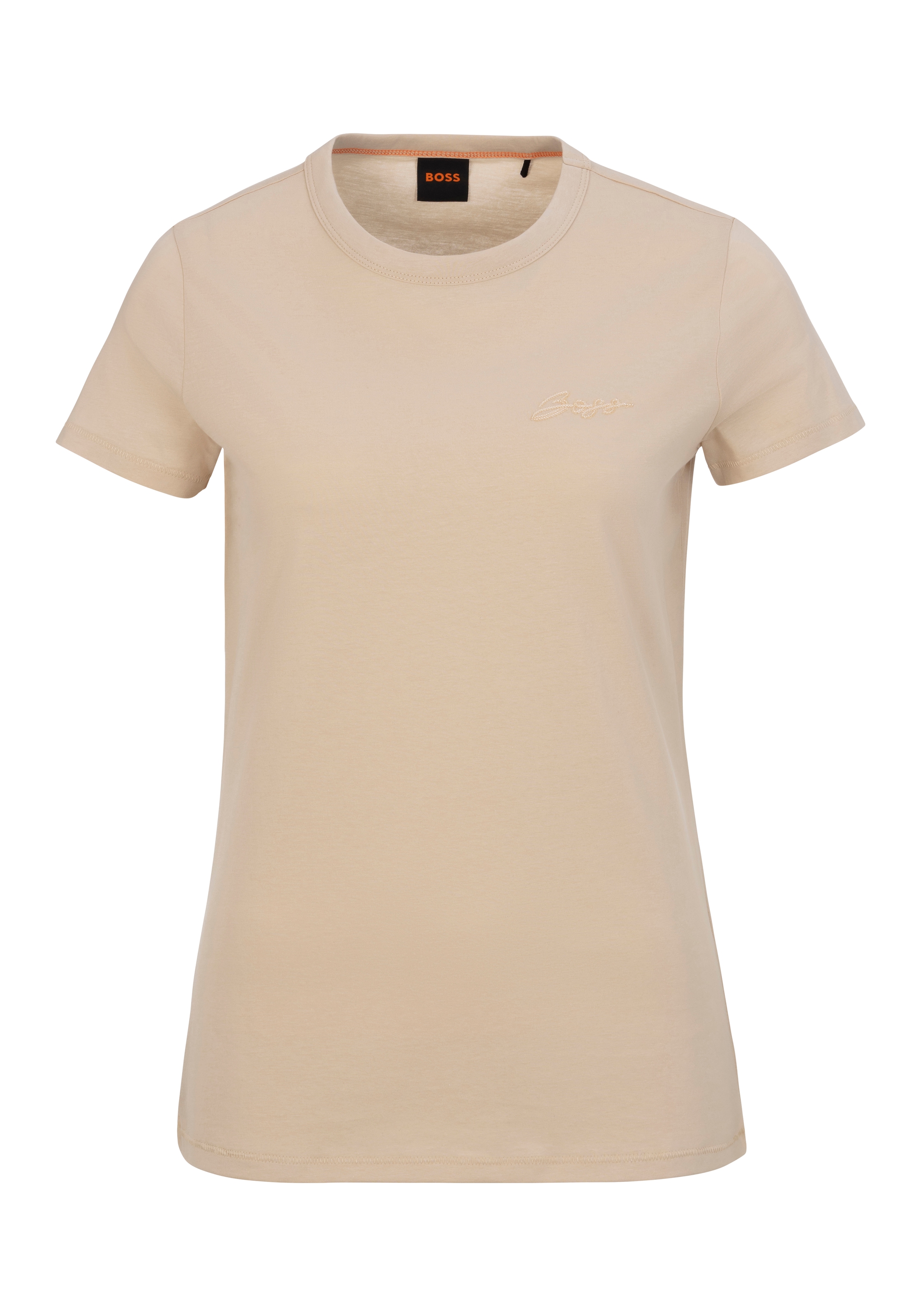 BOSS ORANGE T-Shirt "Elogo0 Premium Damenmode", mit Graphic Details günstig online kaufen