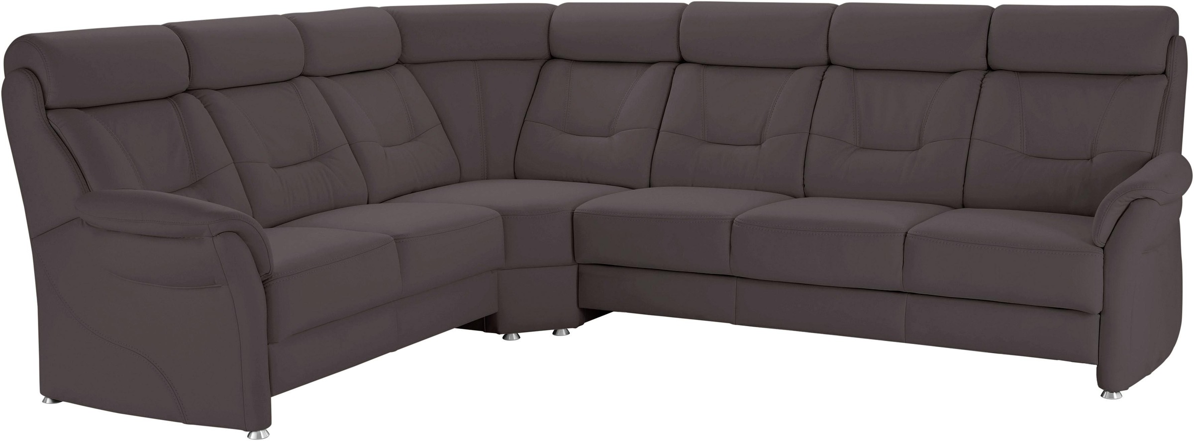 Places of Style Ecksofa »Sardinien L-Form«, mit Kopfteilverstellung, wahlweise mit Bettfunktion