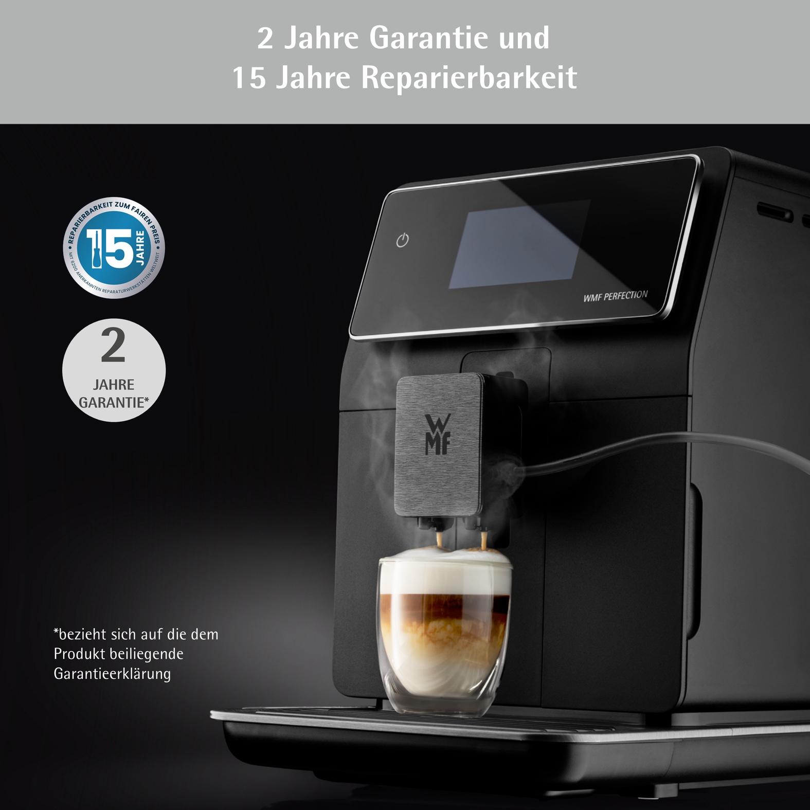 WMF Kaffeevollautomat »Perfection 740 CP820810«, intuitive Benutzeroberfläche, perfekter Milchschaum, selbstreinigend