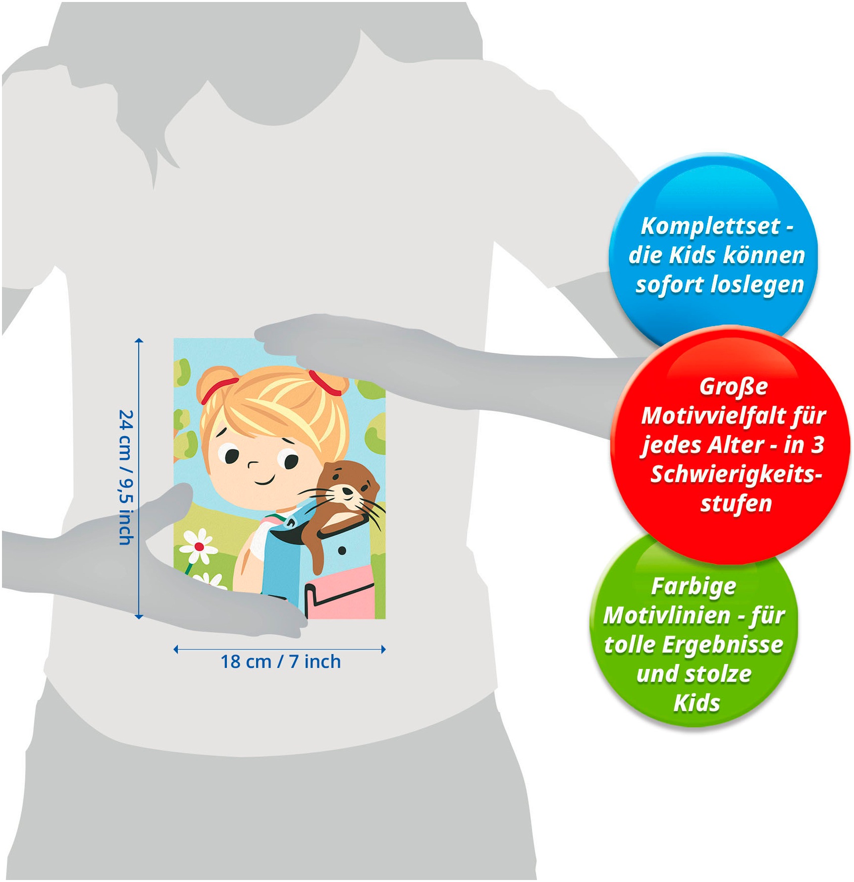 Ravensburger Malen nach Zahlen »CreArt, Tilli & Otti« Made in Europe