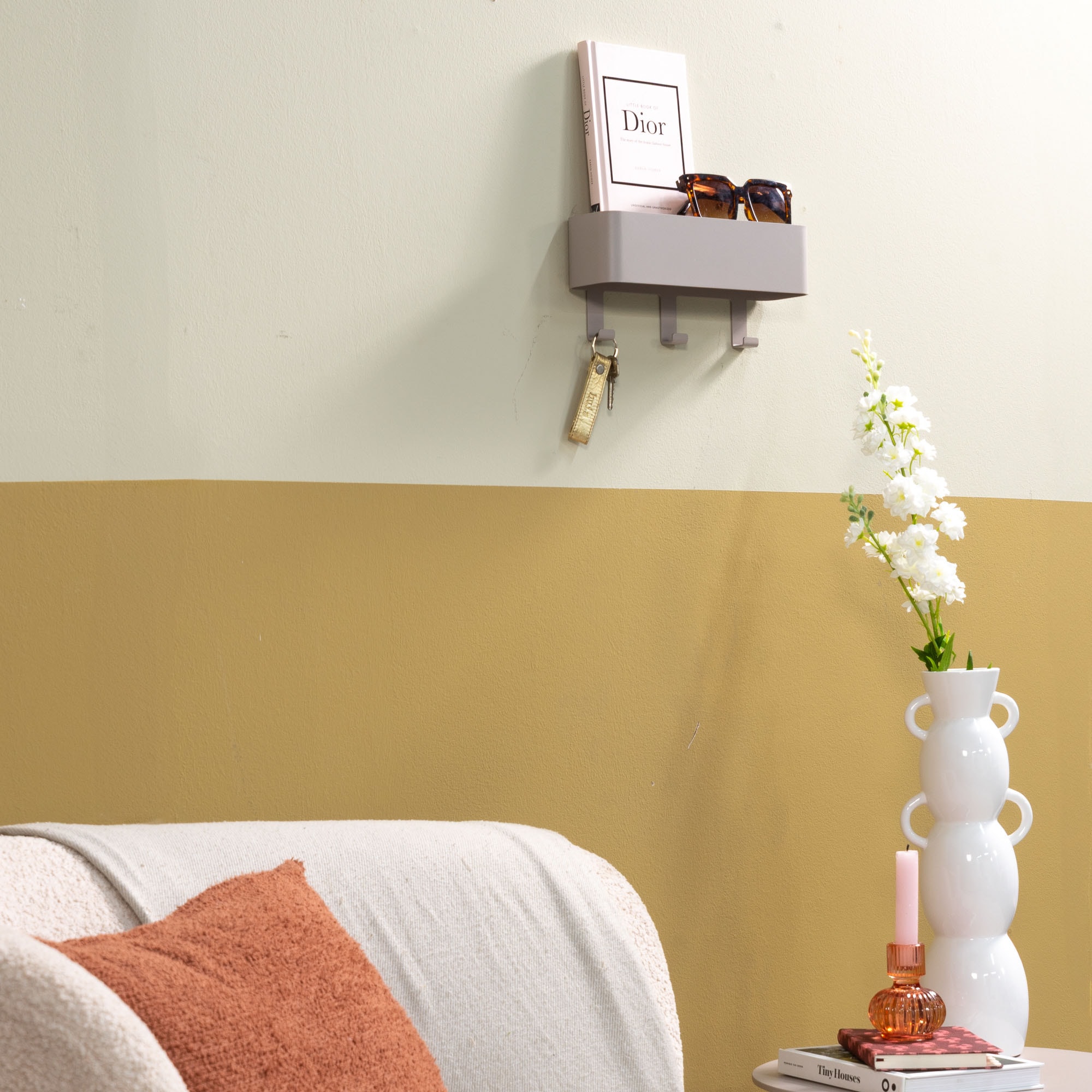 Spinder Design Garderobenhaken Metall, Breite 27 cm