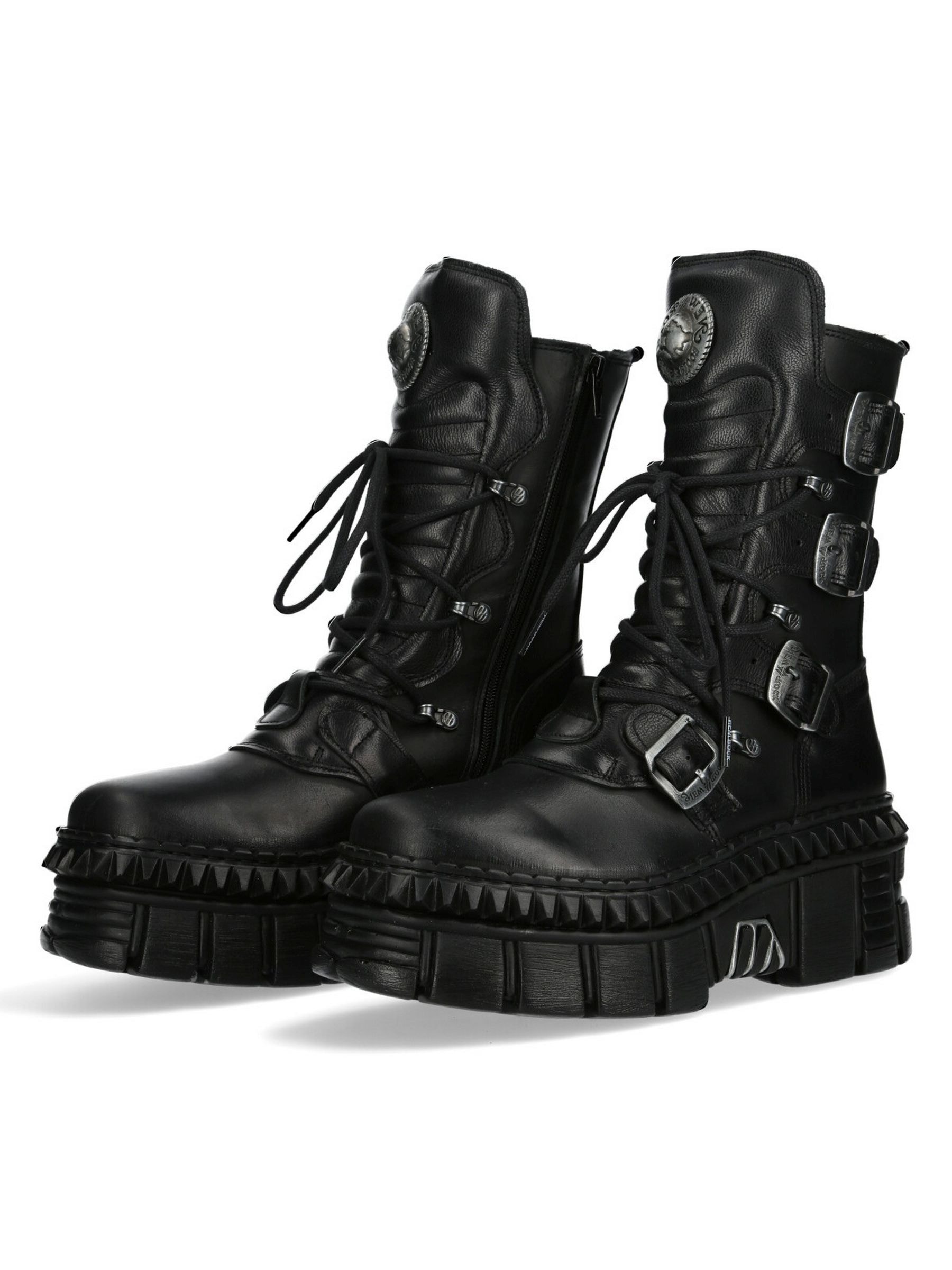 NEW ROCK Ankleboots »Plateau Boots M-WALL373-S6«  Handgefertigt, Made in Spain
