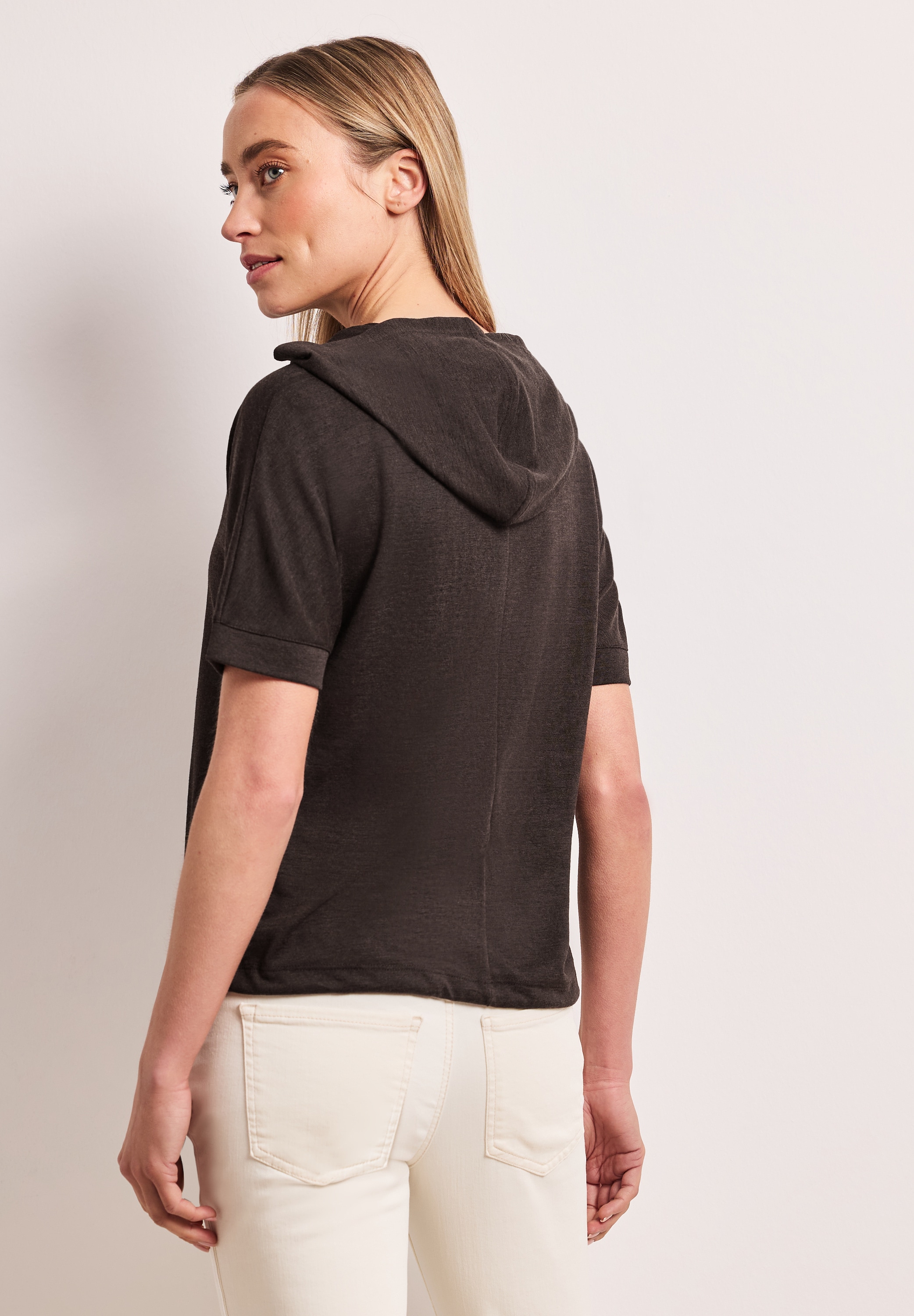 STREET ONE T-Shirt mit Kapuze