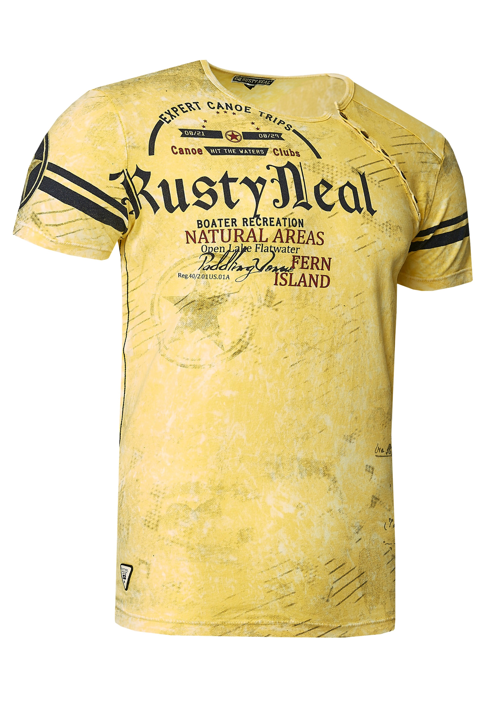 Rusty Neal T-Shirt, mit coolem Logo-Print