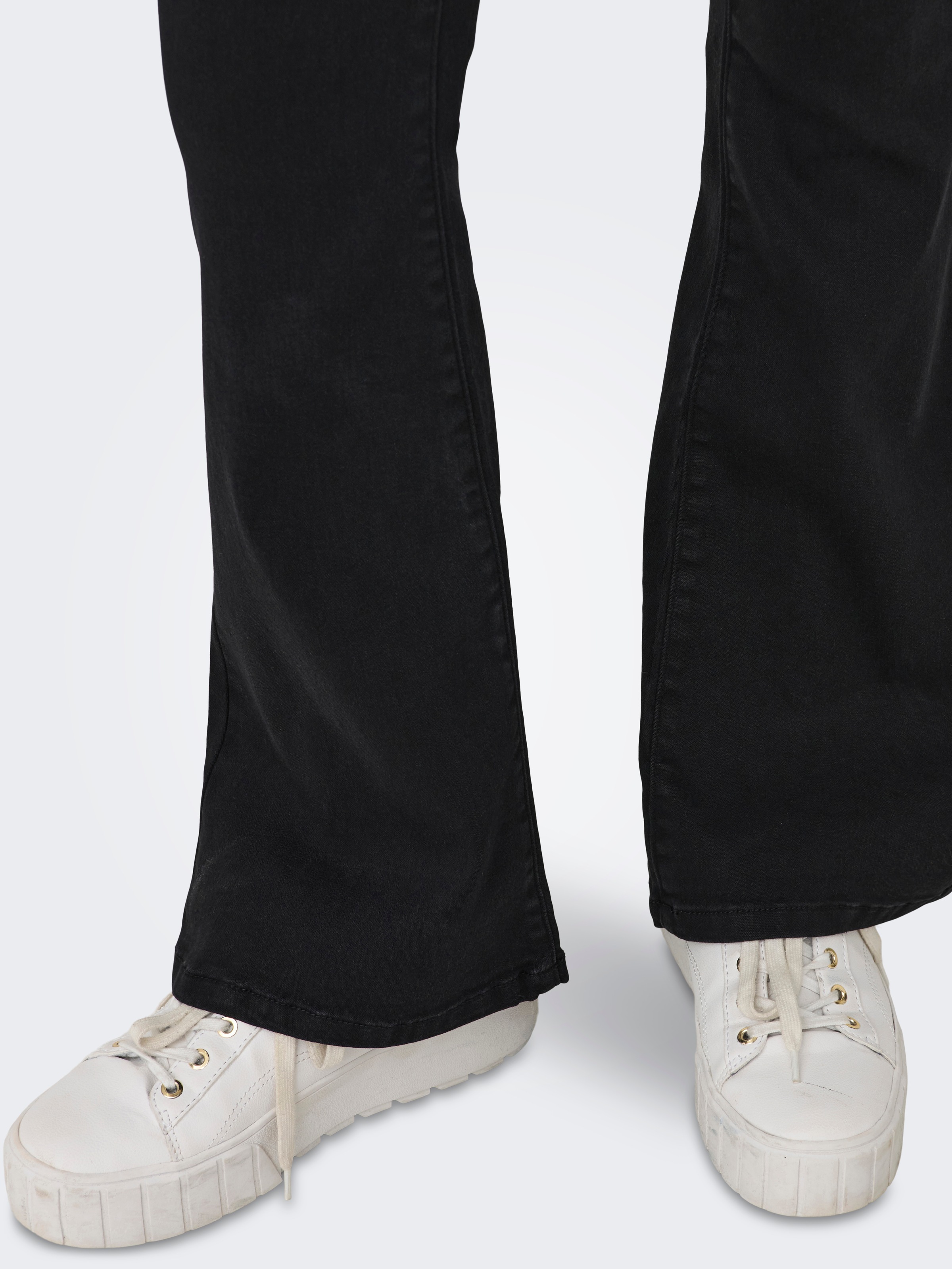 ONLY Bootcut-Jeans »ONLREESE REG RETRO FLARED DNM BOX« Materialmix, bootcut fit
