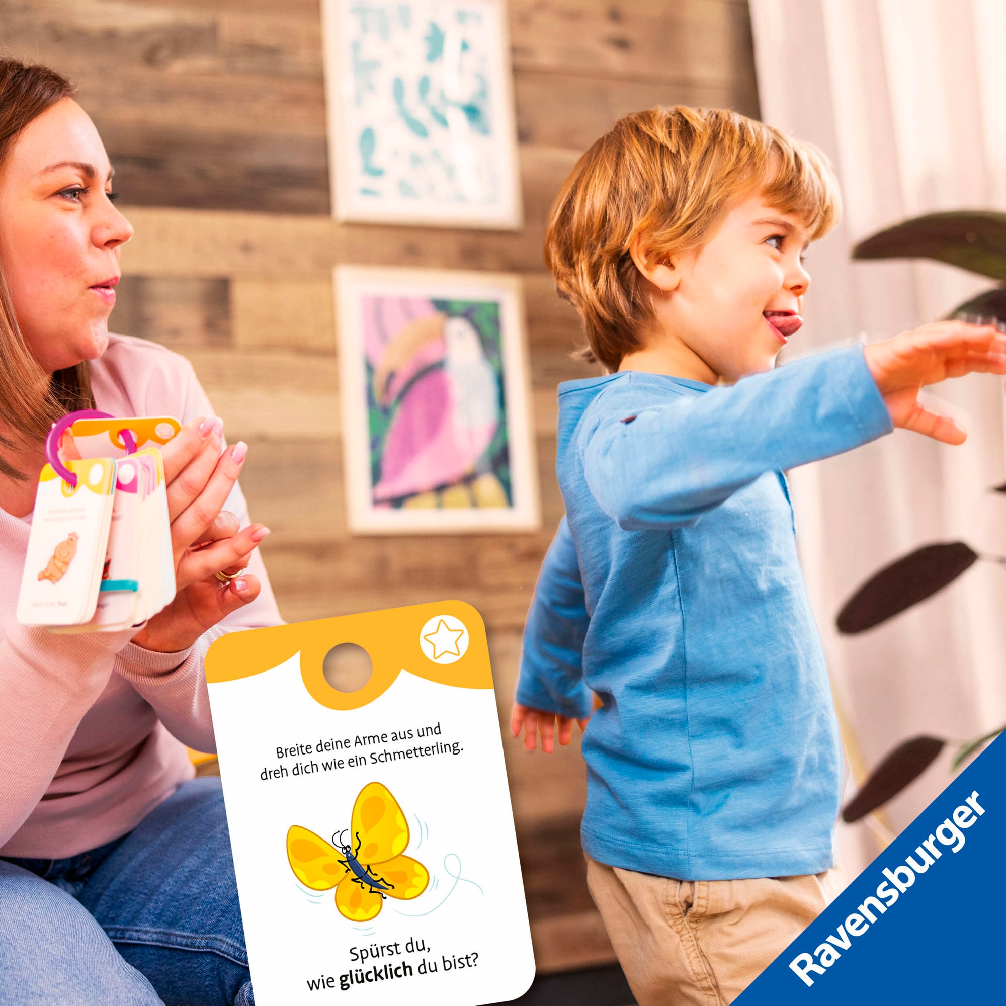 Ravensburger Spiel »Play+ Spiel & Mach mit! Karten: Entdecke die Gefühle«