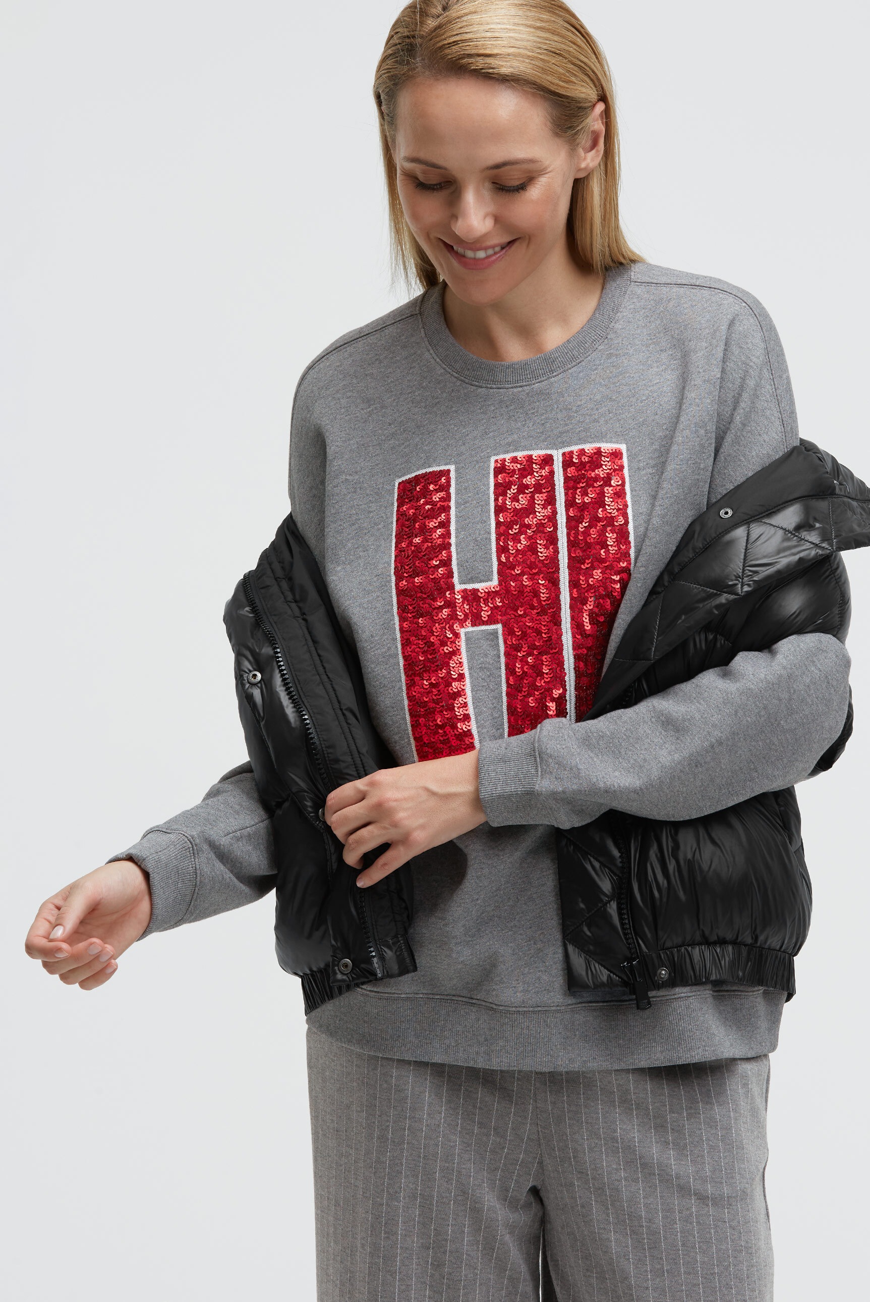 SENSES.THE LABEL Sweater , mit weicher Innenseite
