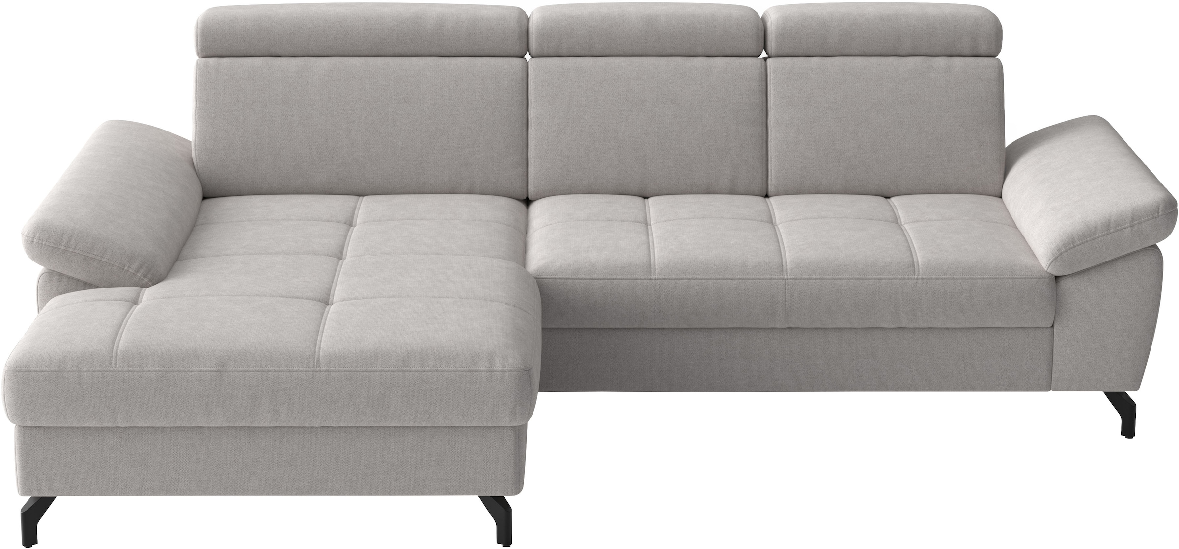 sit&more Ecksofa »Vanity L-Form, B: 264 cm, mit Sitz-, Kopf- und Armteilverstellung« Couch optional mit Schlaffunktion & Bettkasten