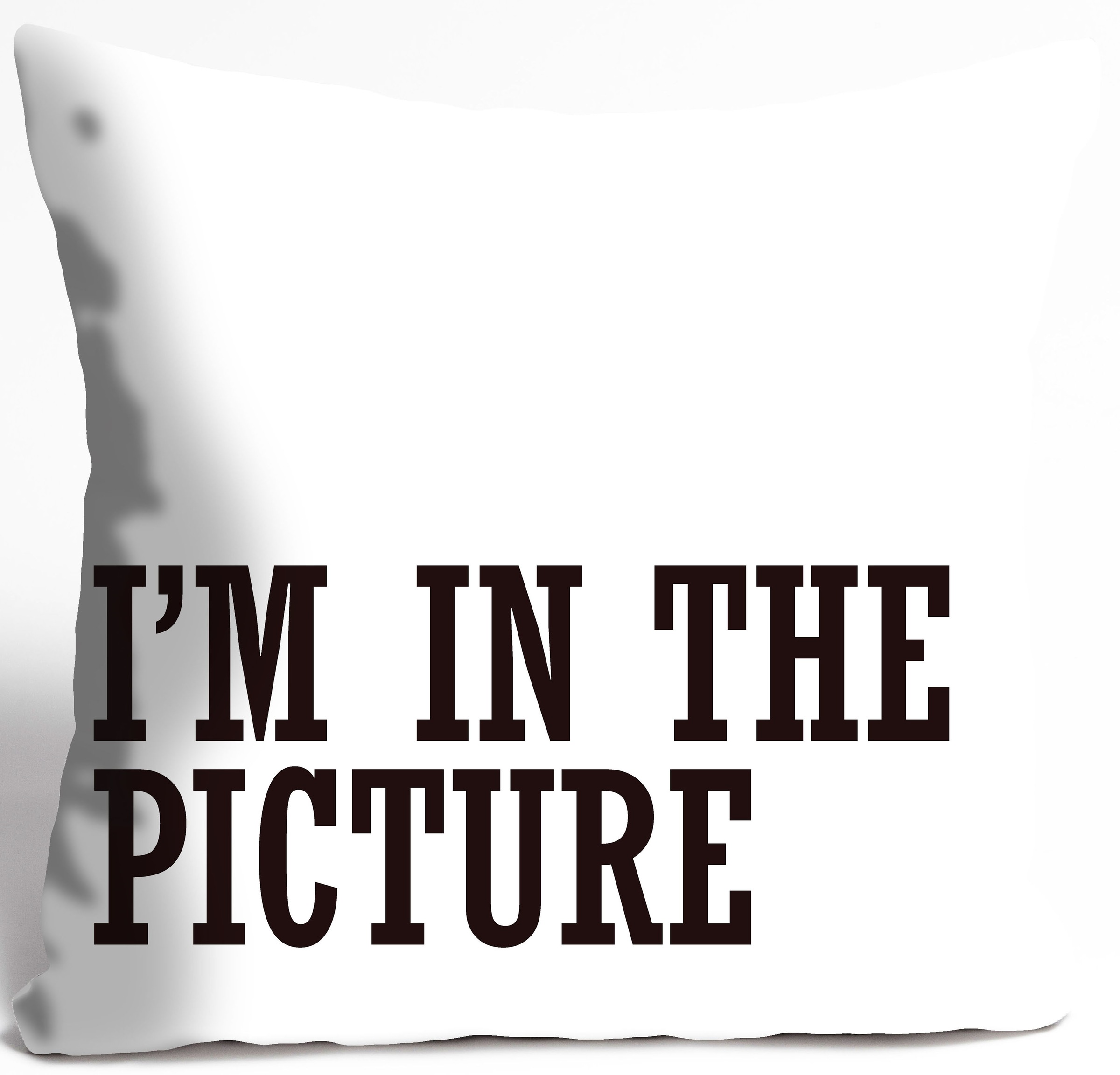 queence Dekokissen "IM IN THE PICTURE" Kissenhülle ohne Füllung, 1 Stück günstig online kaufen