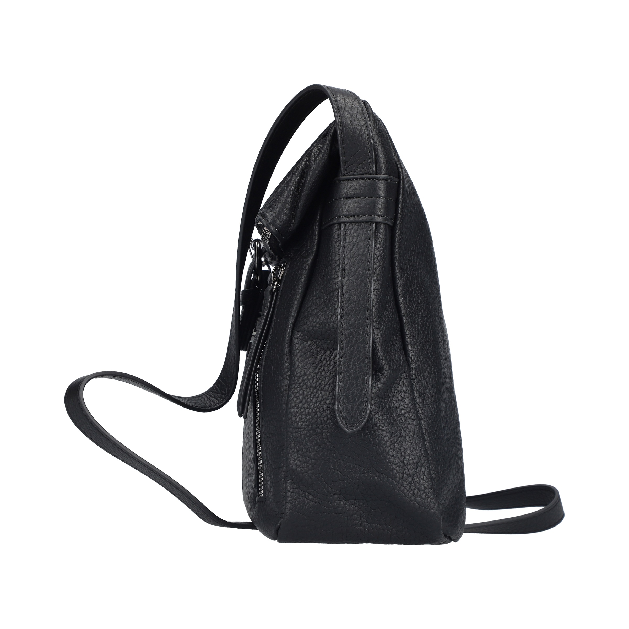 Rieker Umhängetasche, Damen-Handtasche, Schultertasche, Überschlag mit Schnallenverschluss