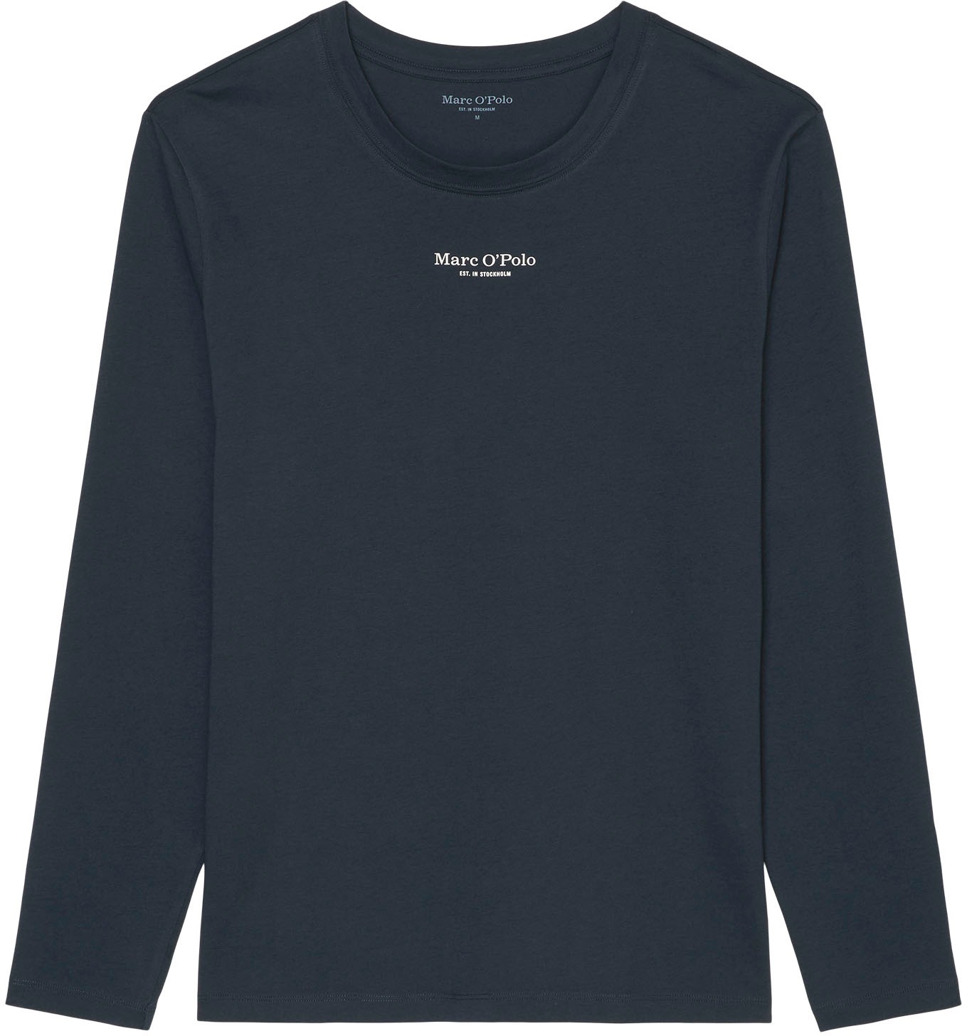 Marc OPolo Pyjamaoberteil "Mix & Match Cotton" mit Langarm und Logoprägung günstig online kaufen