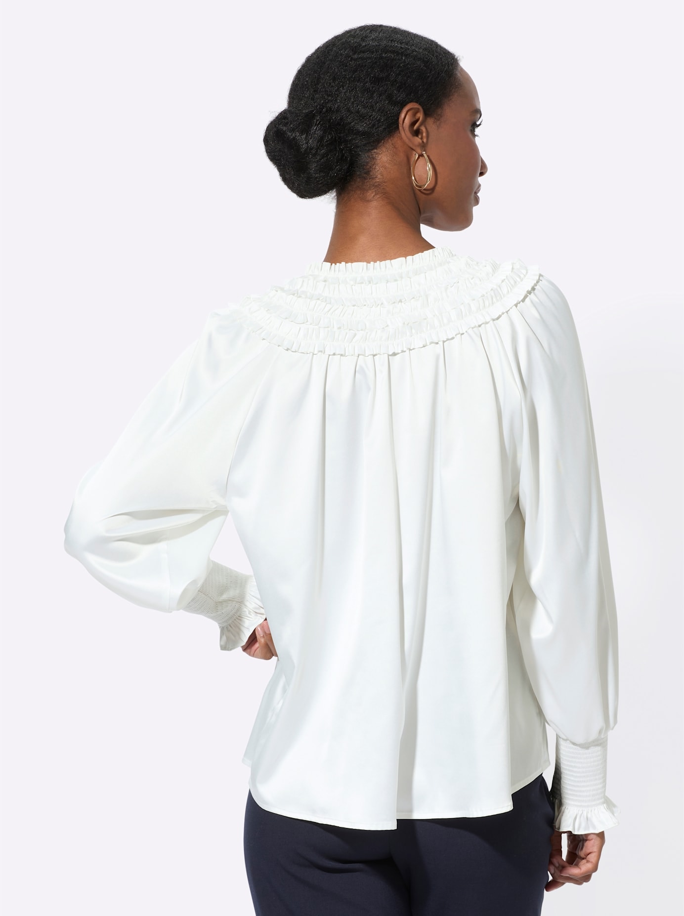 creation L Satinbluse