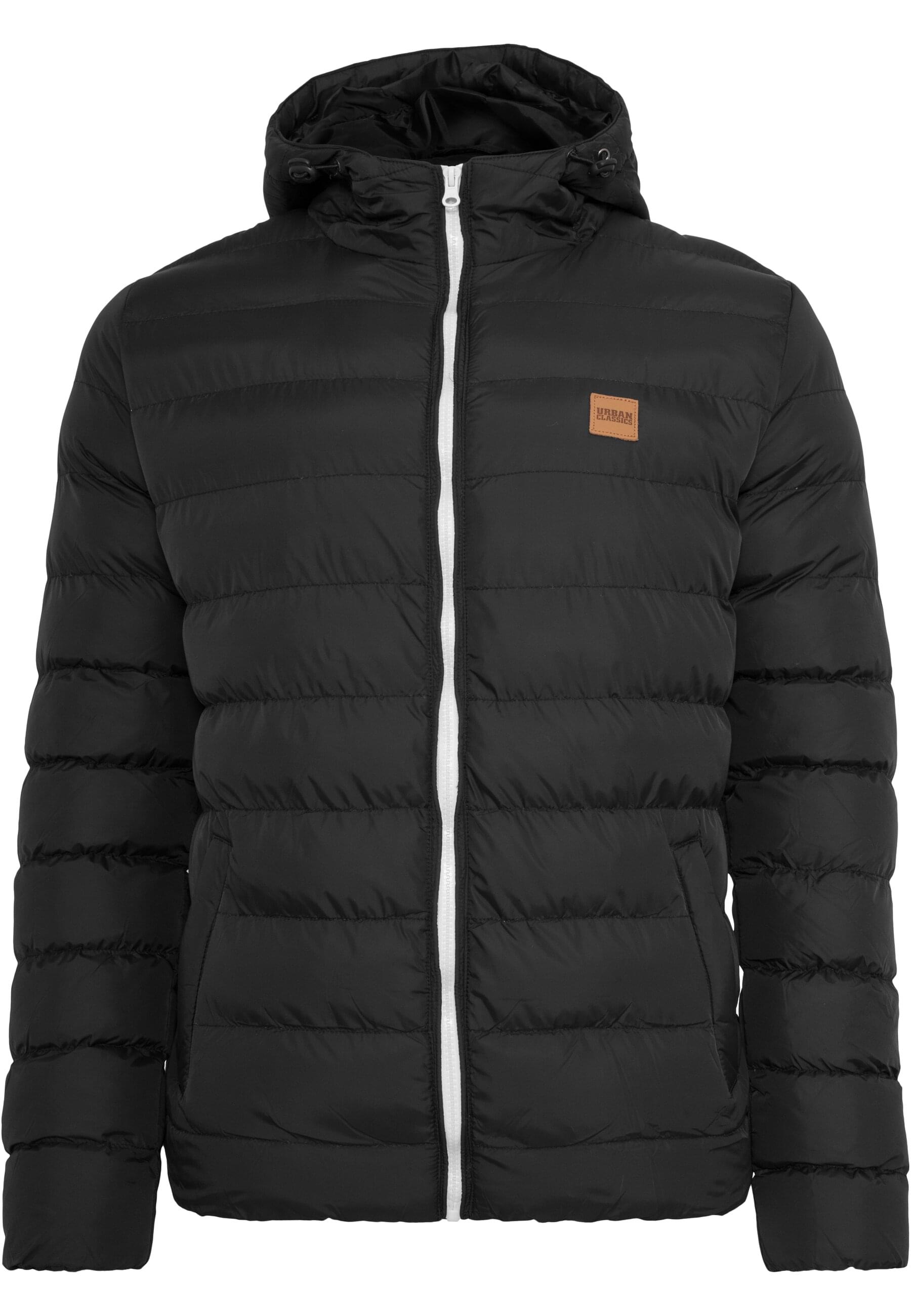 URBAN CLASSICS Winterjacke "Urban Classics Herren Basic Bubble Jacket", (1 St.), mit Kapuze