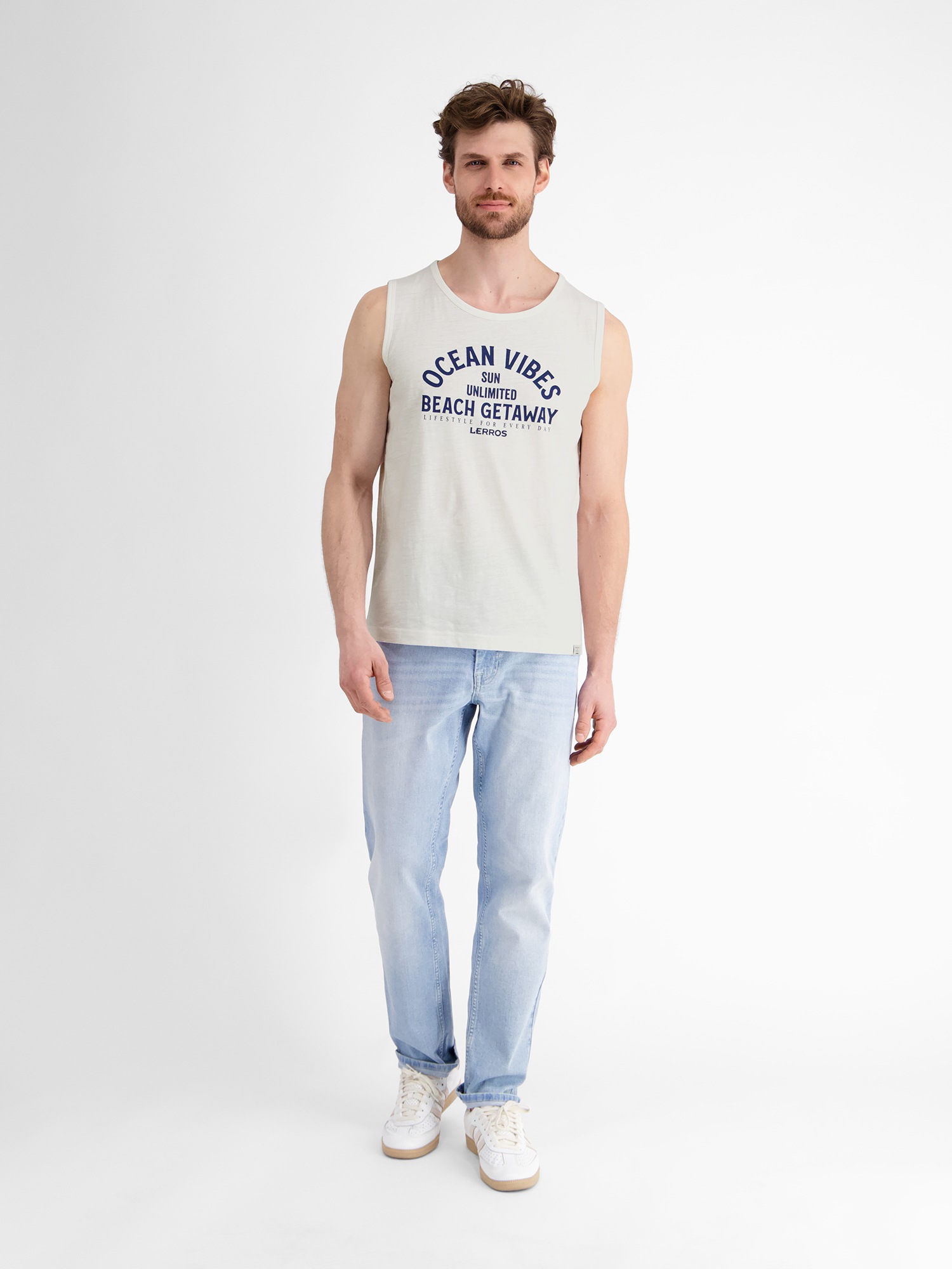 LERROS Muskelshirt »LERROS Herren Tanktop mit Brustprint«