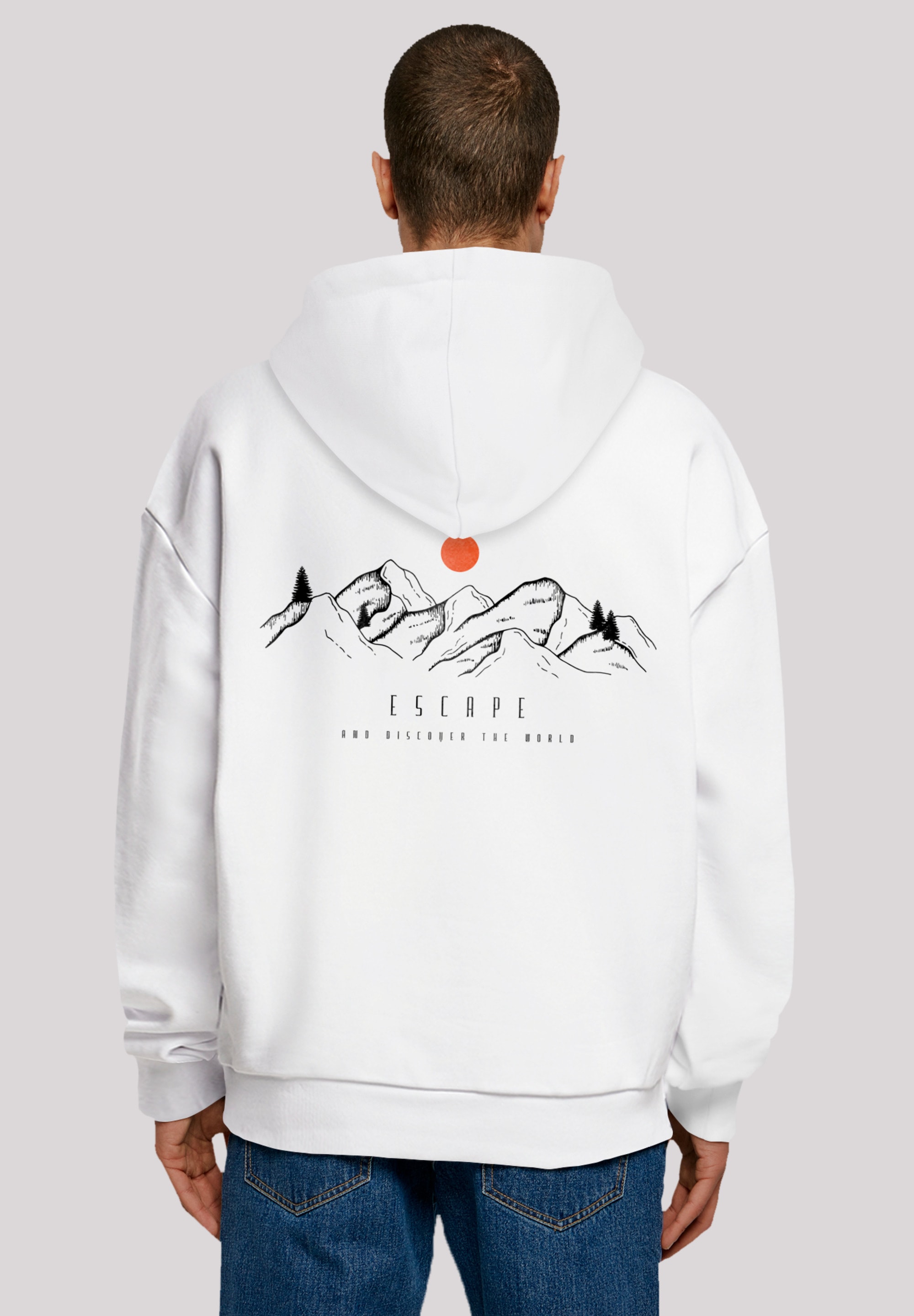 Kapuzenpullover »MOUNTAIN x F4NT4STIC«, Print